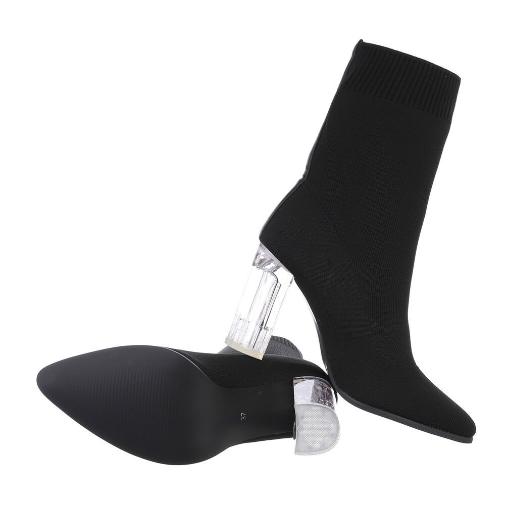 Ital-Design Damen Abendschuhe Elegant High-Heel-Stiefelette (84338428) Bloc günstig online kaufen