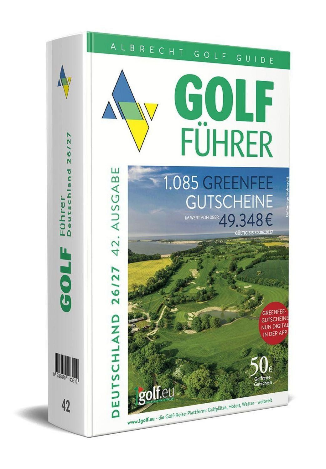 Albrecht Golf Führer Deutschland 26/27 inklusive Greenfee Gutscheinen / Thomas Mayr