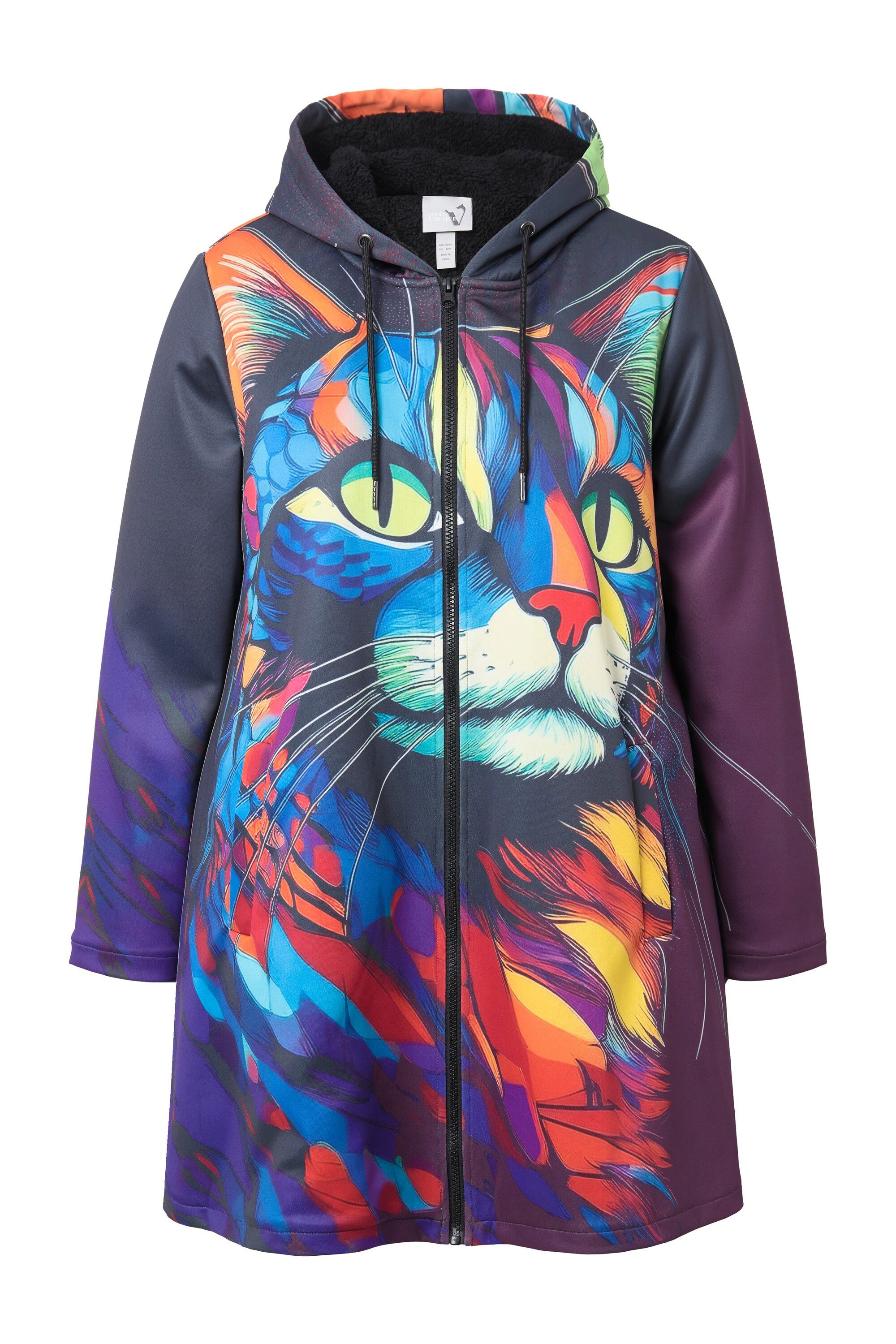 Ulla Popken Sommerjacke Jacke Katze Teddyfutter günstig online kaufen