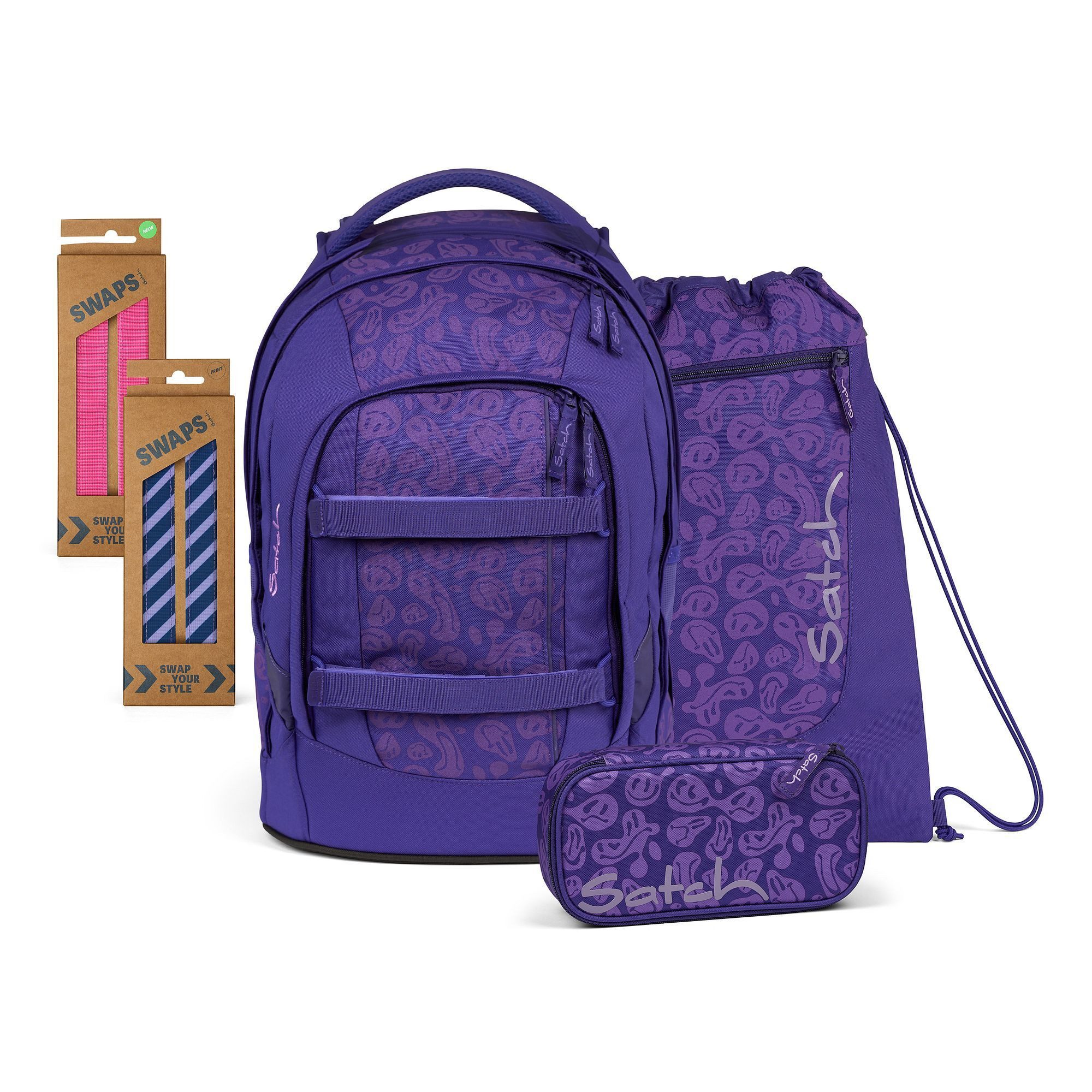Satch Schulranzen Pack (5-tlg), Polyester