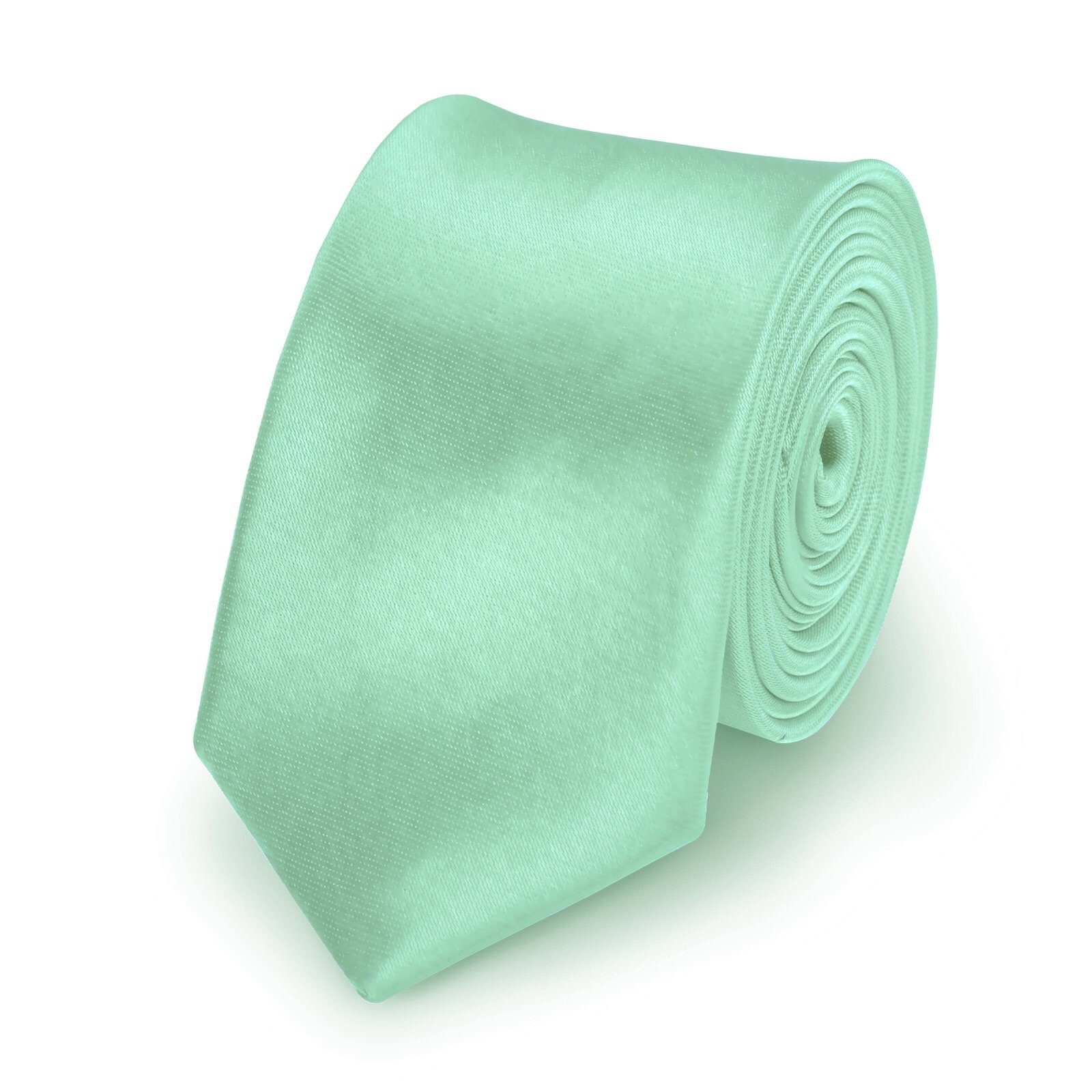 Uni Krawatte 148 Fliege Einfarbig cm (Krawatte Einstecktuch SET 3 cm Hochzeit Krawatte Uni Teilig) Einstecktuch, Polyester aus für als 3 5 / modern Breite StickandShine Teilig Anzug und Länge Mint SET Fliege Spar-SET,