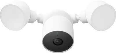 Google Nest Cam mit Flutlicht – Außen, mit Kabel Überwachungskamera (Außenbereich, 1-tlg)
