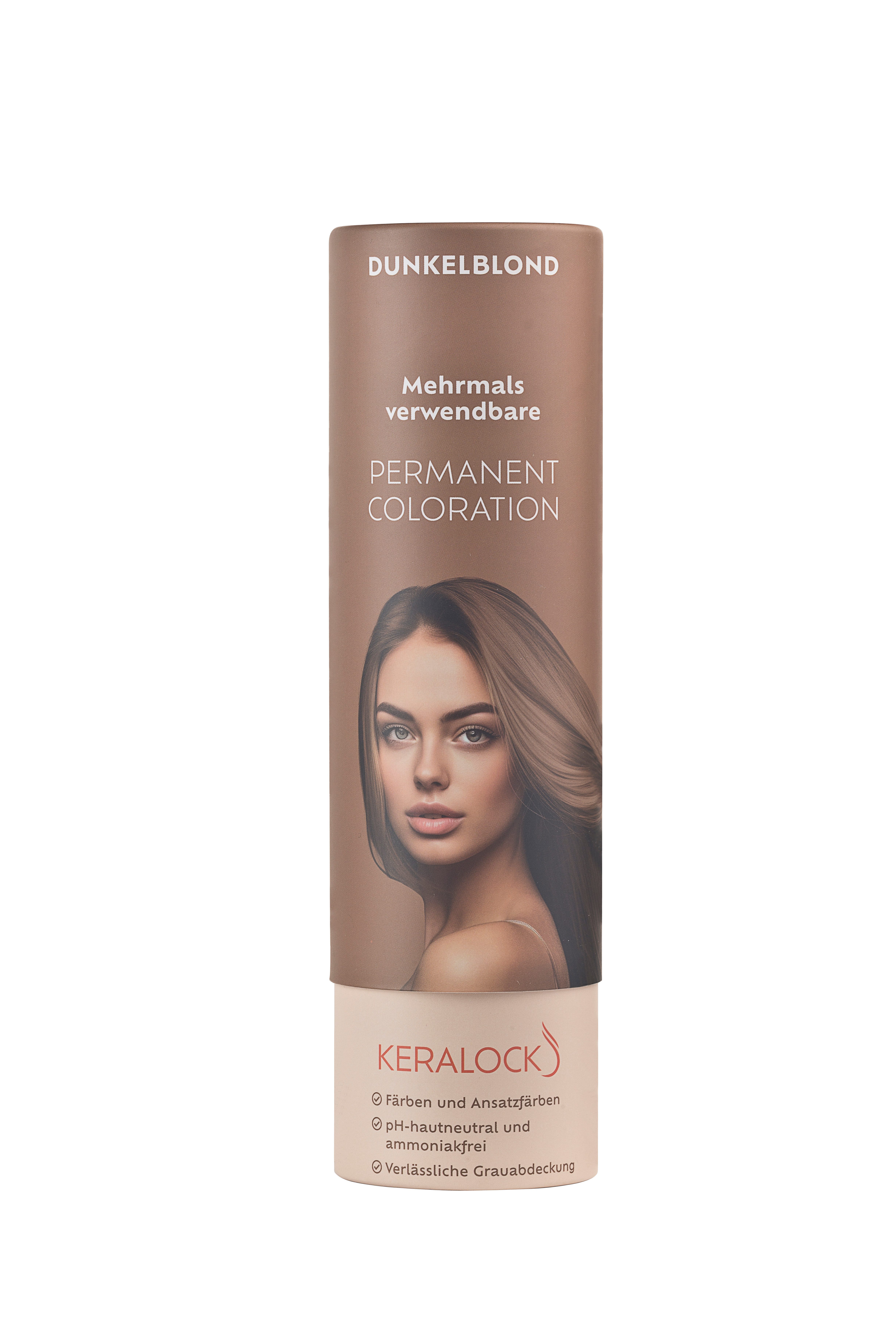 Keralock Haarfarbe Mehrmals Verwendbare Haarfarbe - Ammoniakfrei und pH-hautneutral