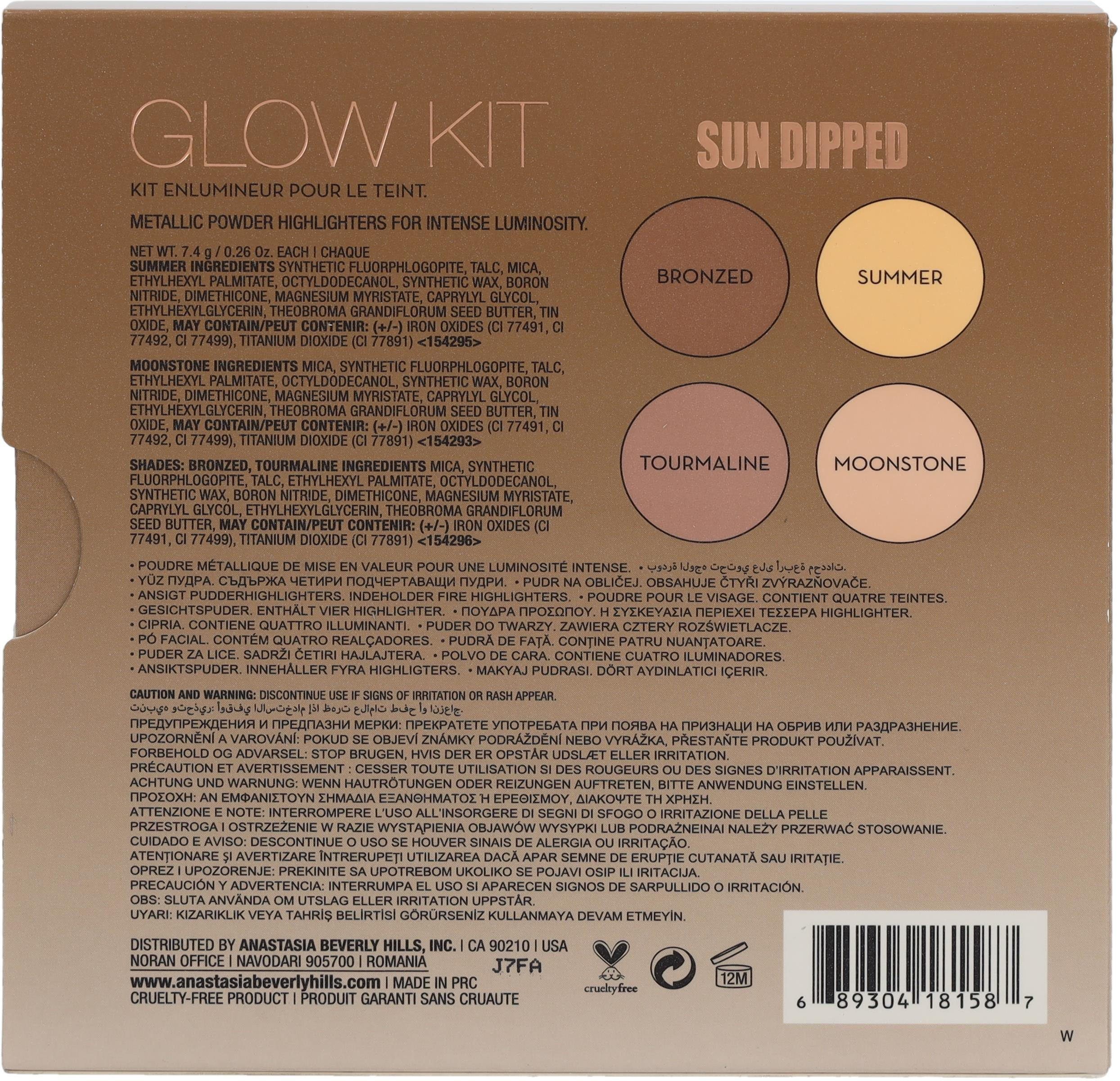 Kit Highlighter-Palette Glow ANASTASIA BEVERLY HILLS