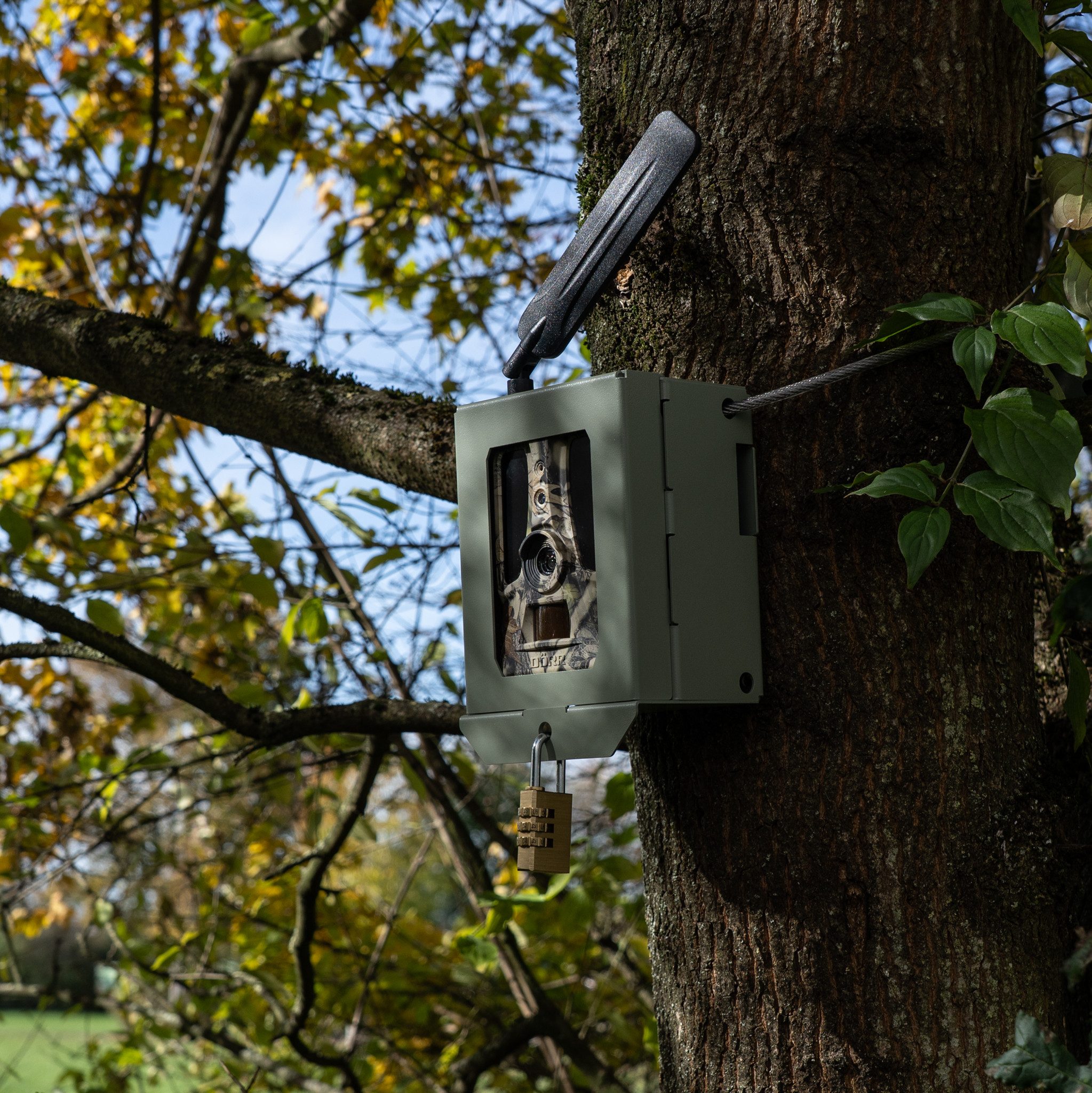 Dörr Überwachungskamera Zubehör Metallschutzgehäuse für Cloud 4G, Pro 4G, 4G Pro RC Wildkamera (Außenbereich, Innenbereich, 2-tlg., Diebstahlschutz, Wetterfest, Rostfrei, Abschließbar, Made in Germany)