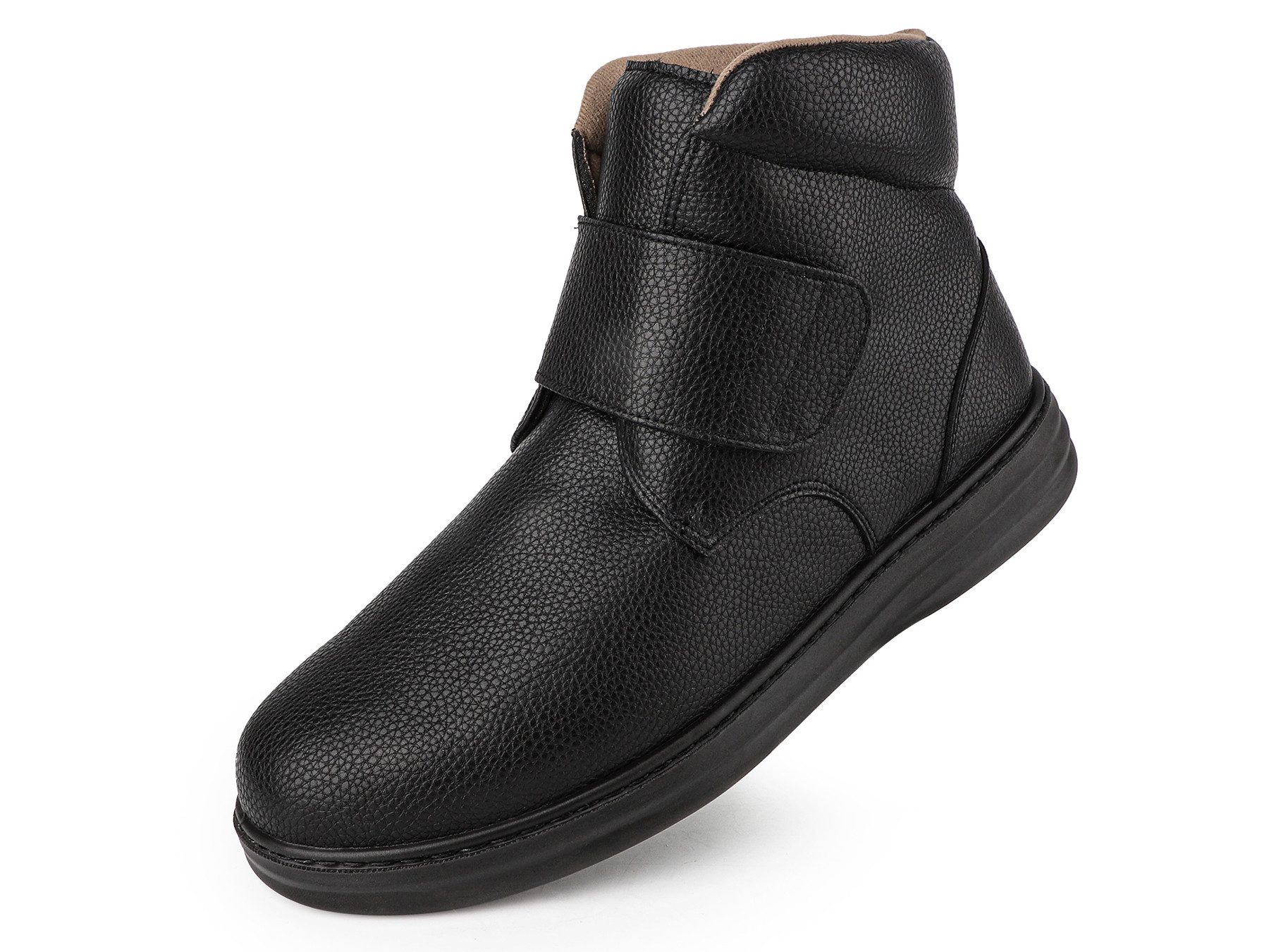 TIESTRA Herren Winterstiefel Warm Gefüttert – Extra Weit & Bequem Winterstiefel Rutschfeste Winterschuhe für Arbeit, Alltag & Draußen