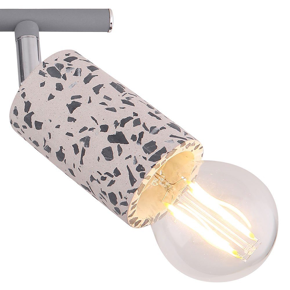 GLOBO LIGHTING Deckenleuchte, Leuchtmittel inklusive, Kaltweiß, Warmweiß, Neutralweiß, Tageslichtweiß, Farbwechsel, Smart Home RGB LED Deckenlampe 2 Flammig Deckenleuchte App Steuerung