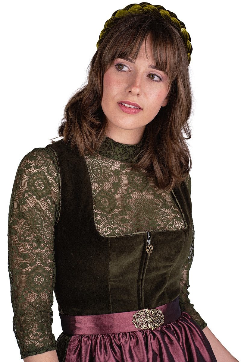 Hammerschmid Dirndlbluse Dirndlbluse - BABSI - oliv