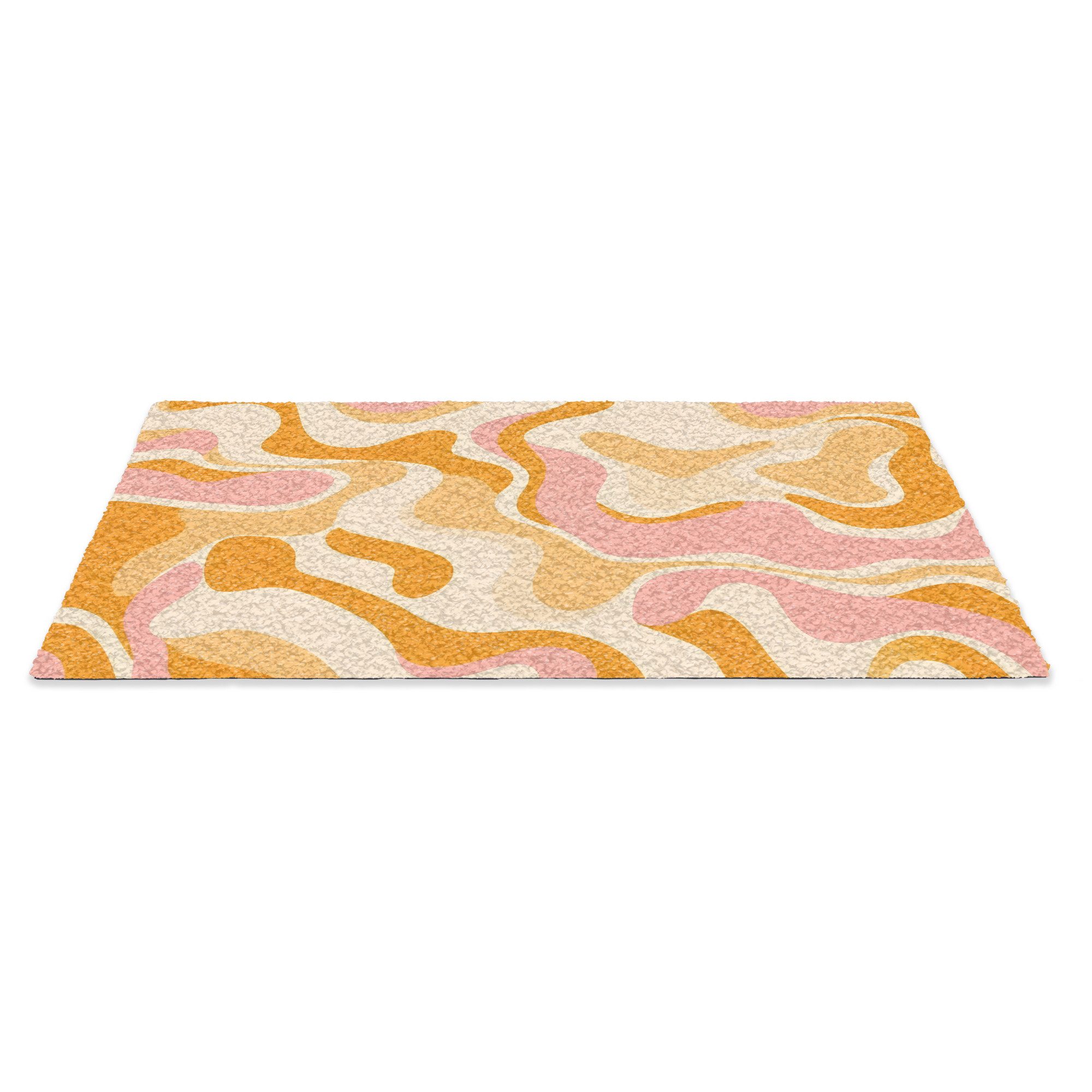 MuchoWow Fußmatte Abstrakt - Gewellt - günstig online kaufen