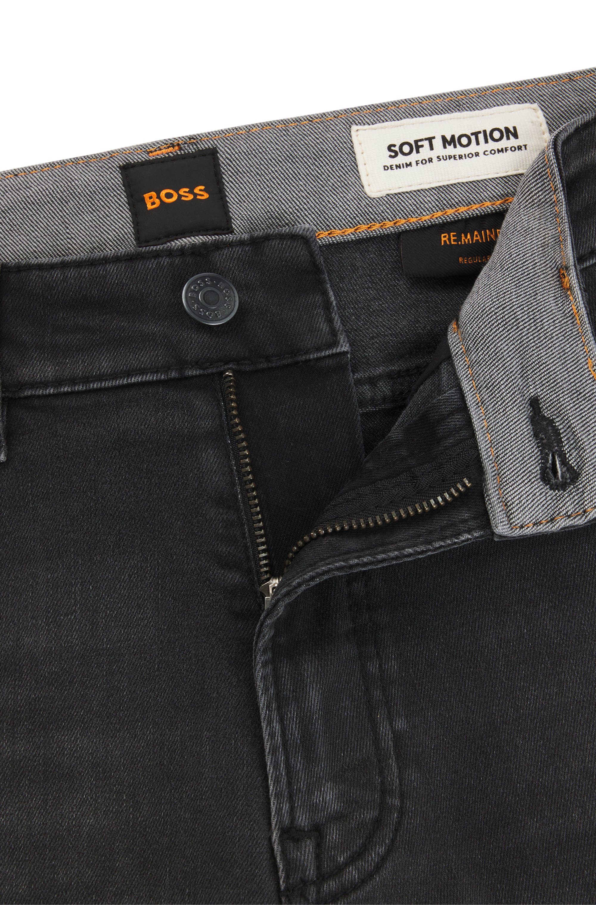 BOSS ORANGE Straight-Jeans Re Maine Stretch Denim Regular Gerades Bein Mittlere Leibhöhe – Bild 5 von 5