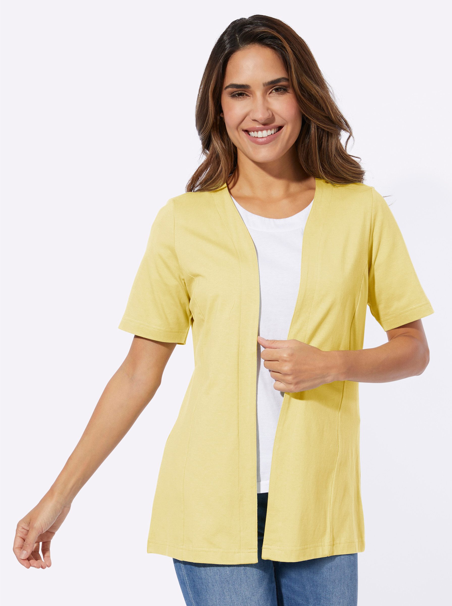Sieh an! Shirtjacke Shirtjacke Kurzarm