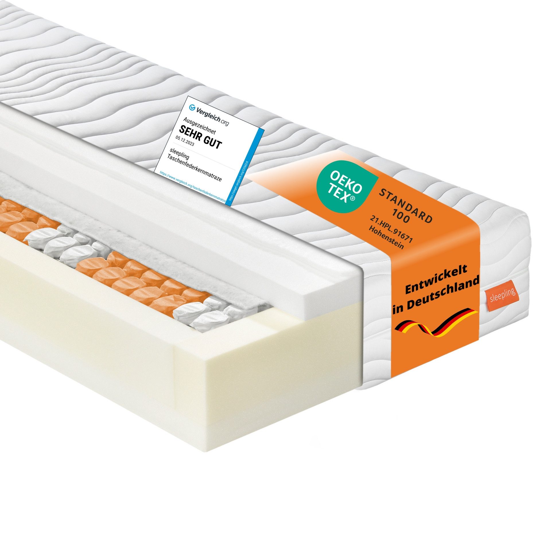 Taschenfederkernmatratze Innovation 320, 90x200 cm, 140x200 cm und weitere günstig online kaufen