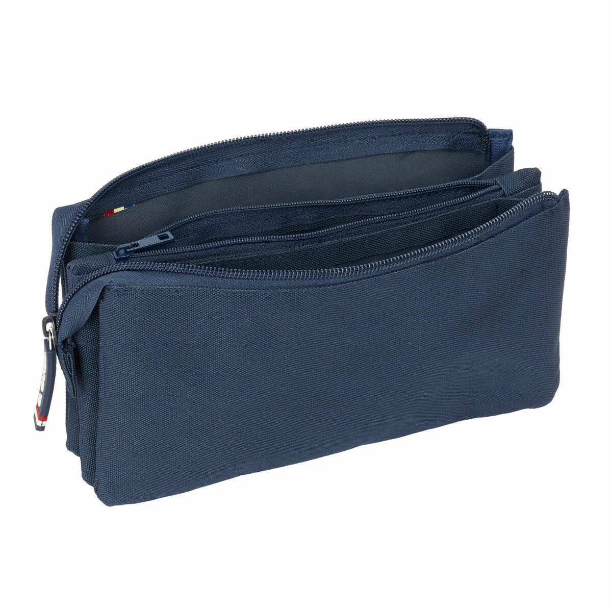 El Ganso Federtasche Federmappe El Ganso Eclipse Marineblau 22x12x3cm praktische Kosmetikta