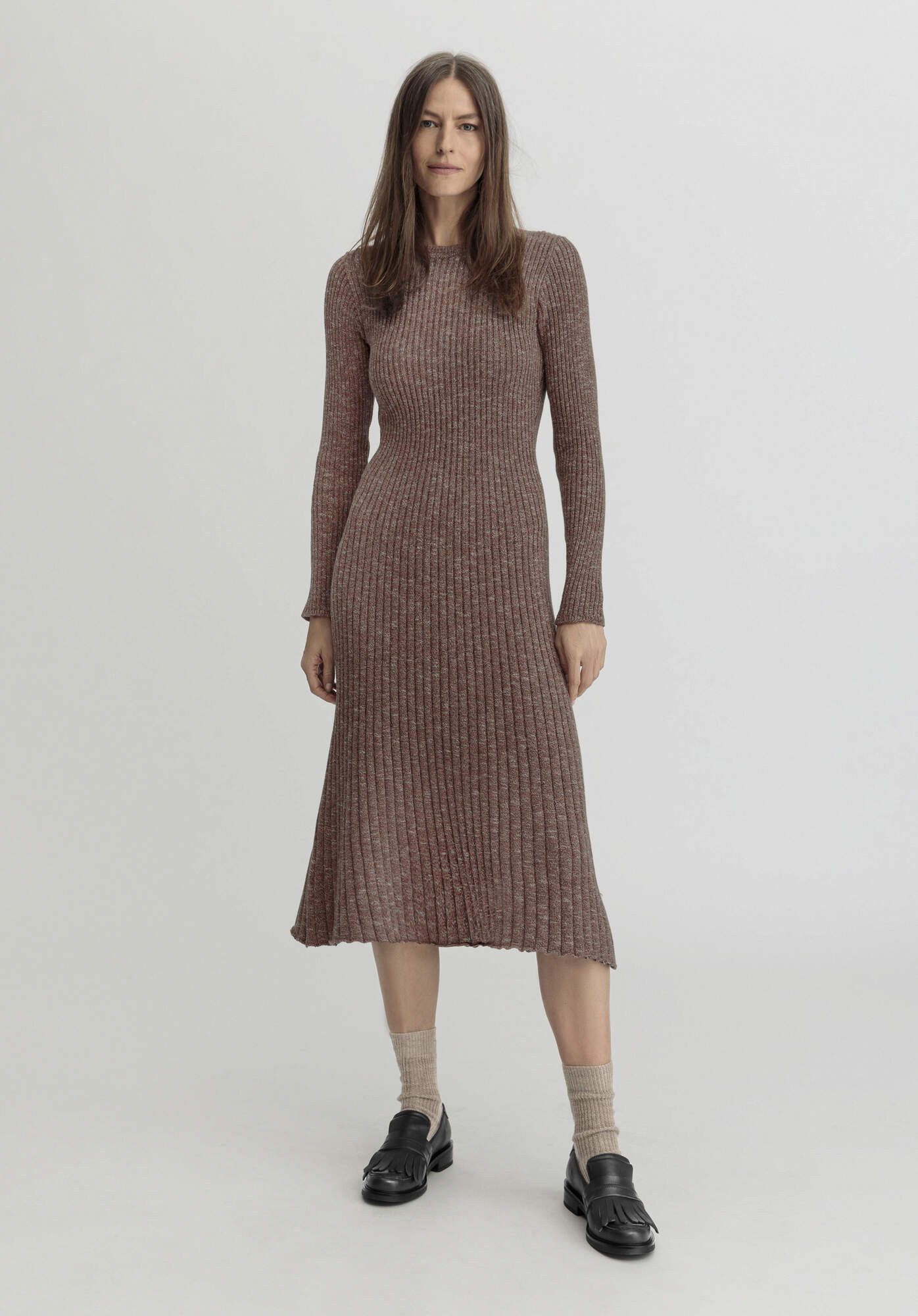 Hessnatur Knitted Dress Midi Slim (1-piece)