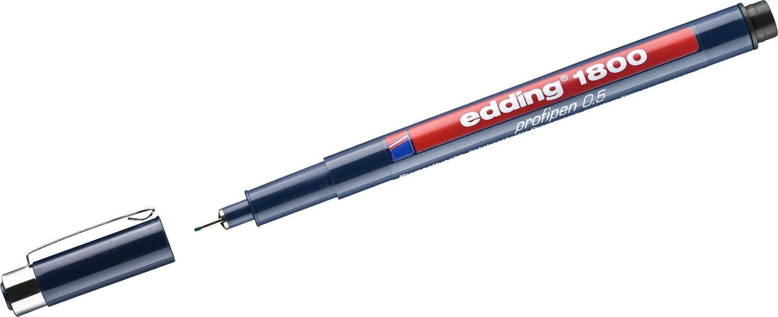 Fineliner Faserzeichner edding 1800 profipen 0.5 ca. 0,5mm schwarz Packung mit 1