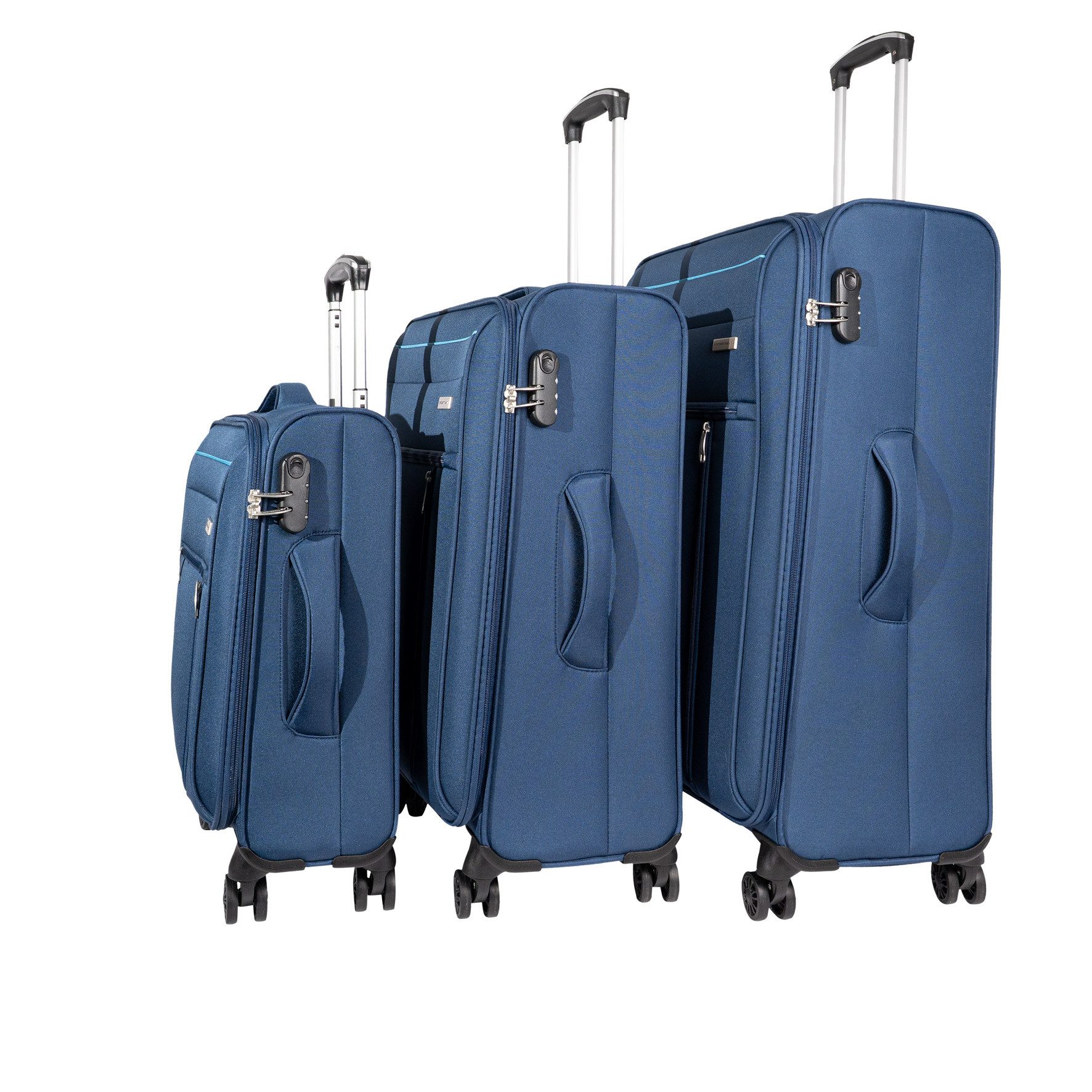 Crosstravel Trolleyset Providence, 4 Rollen, (4 günstig online kaufen