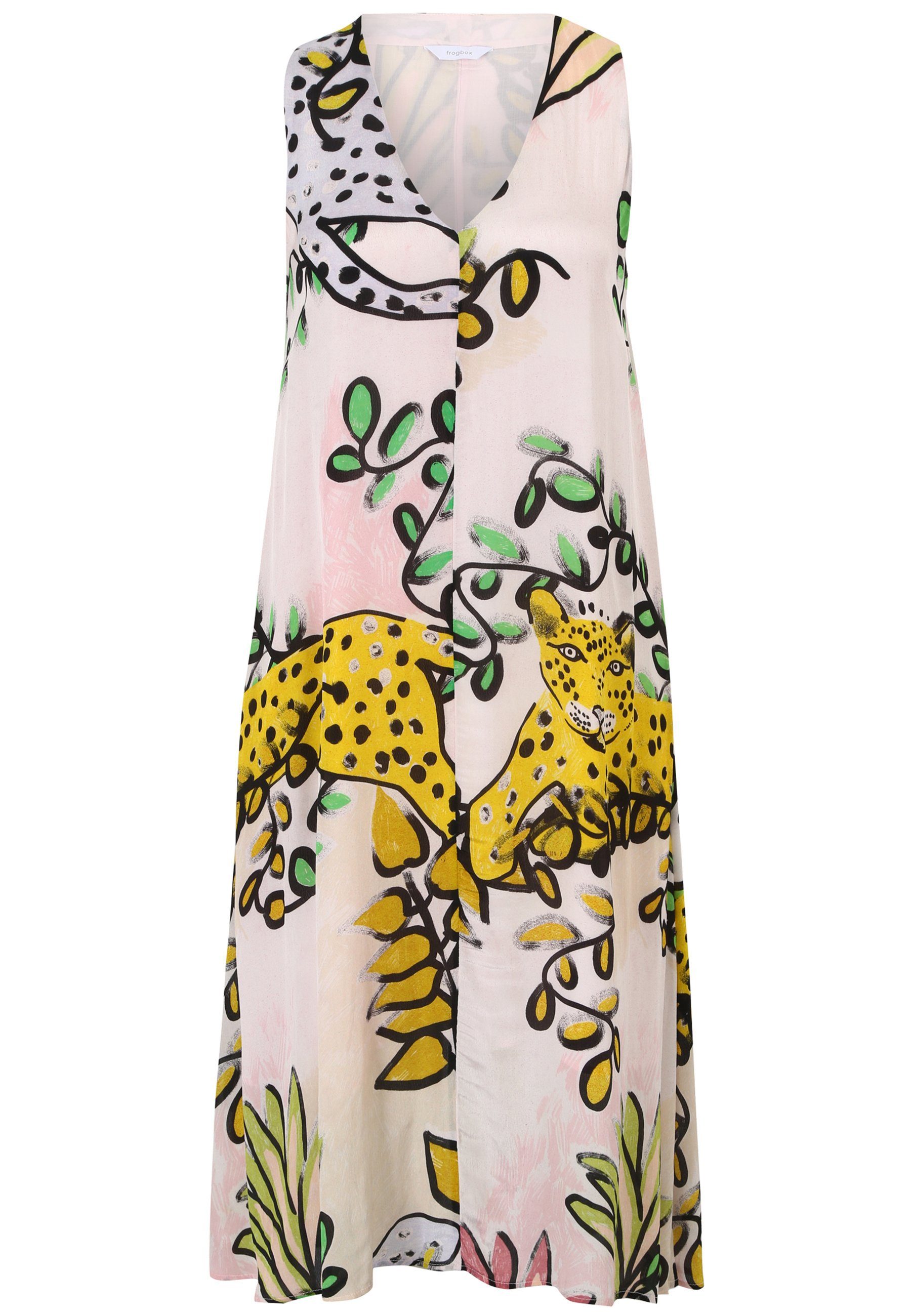 Frogbox A-Linien-Kleid Ashape Dress Leopard