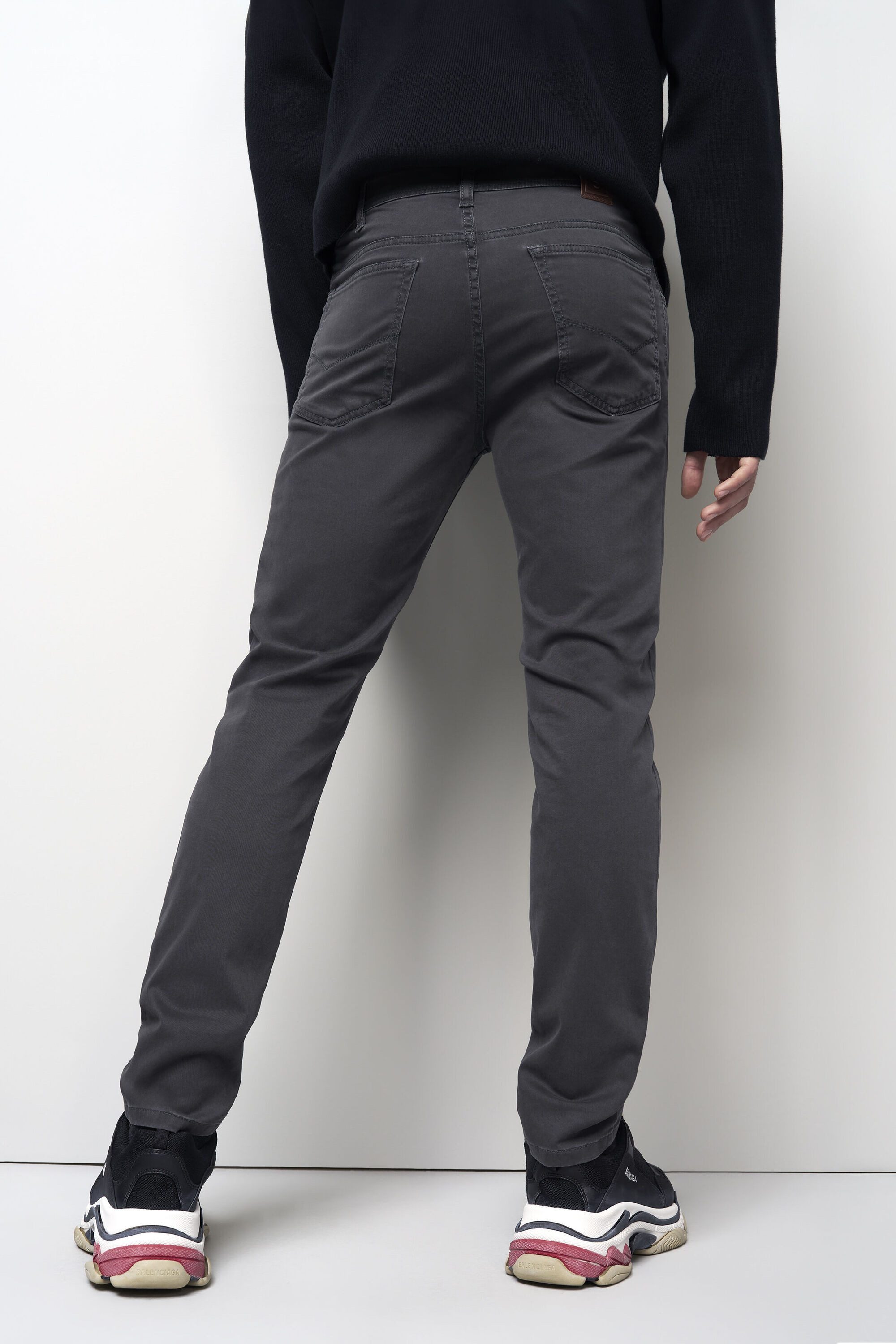 MEYER Chinos M5 Five Pocket M5 Five aus High Performance Satin