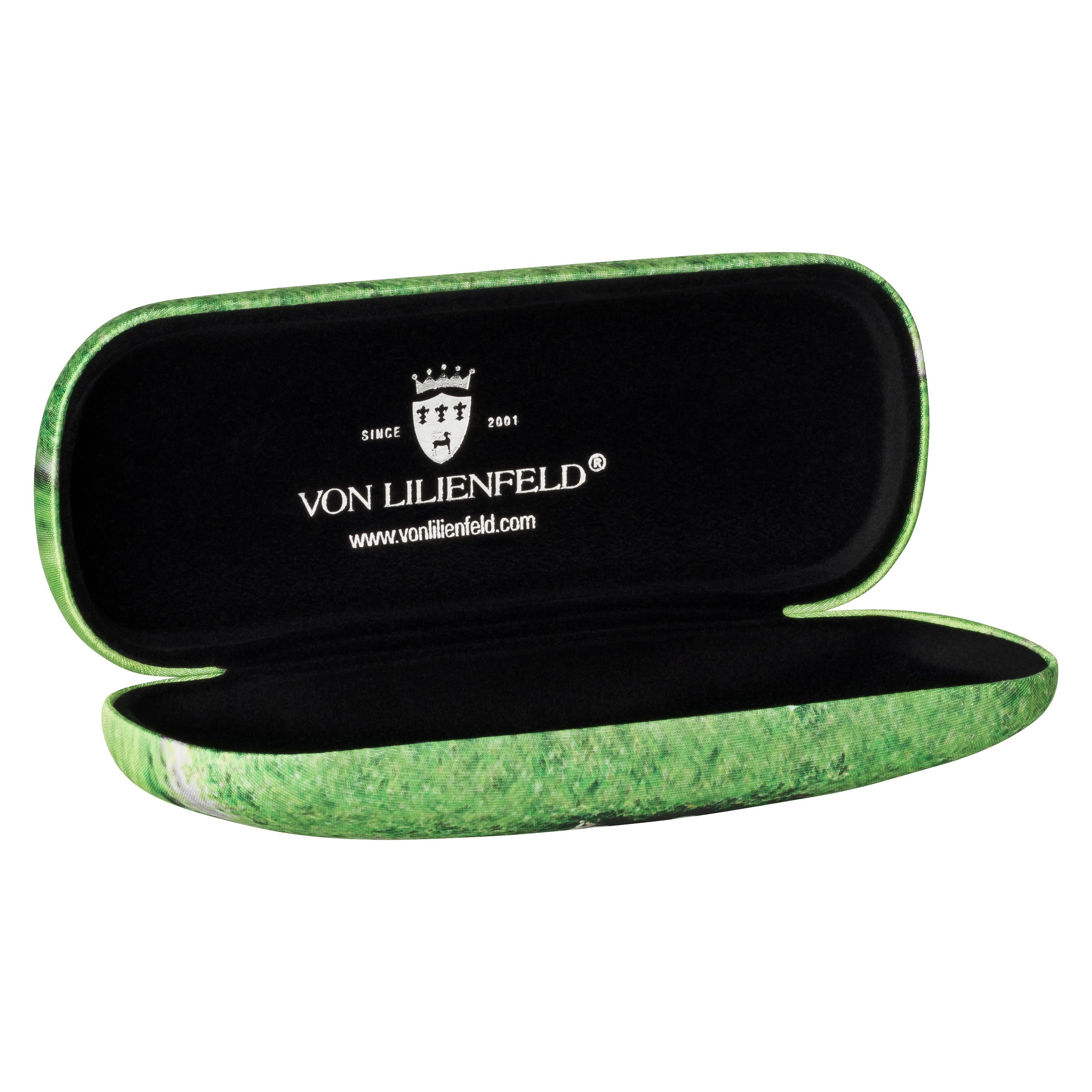 von Lilienfeld Brillenetui Chihuahuas Hund Motiv Hardcase Putztuch, stabiles mit Mikrofaser bezogenes Hardcase