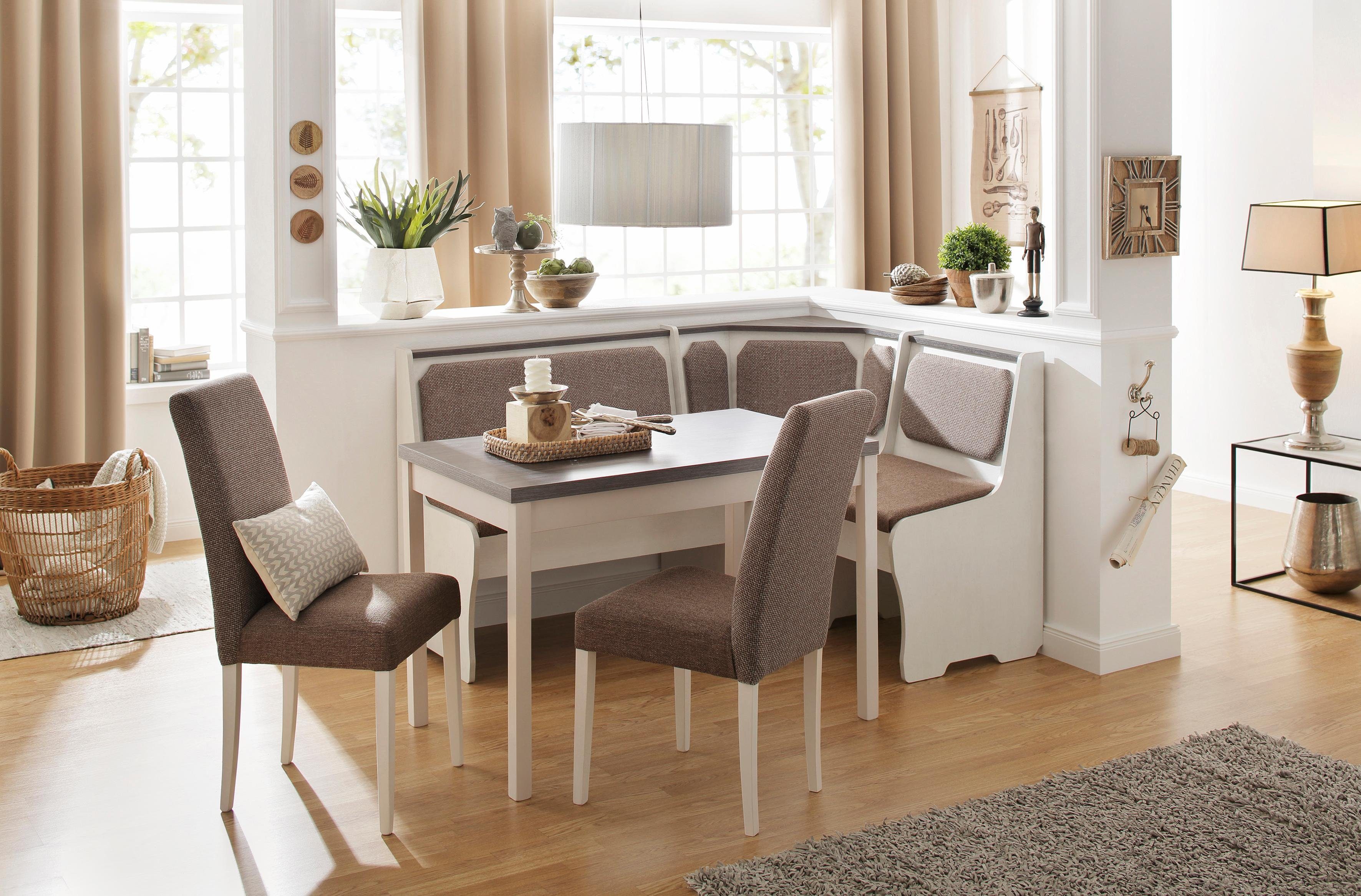 Home affaire Essgruppe »Spree«, (Set, 5 tlg), bestehend aus Eckbank, Tisch und 2 Stühlen online kaufen | OTTO Home affaire Essgruppe »Spree«, (Set, 5 tlg), bestehend aus Eckbank, Tisch und 2 Stühlen online kaufen | OTTO