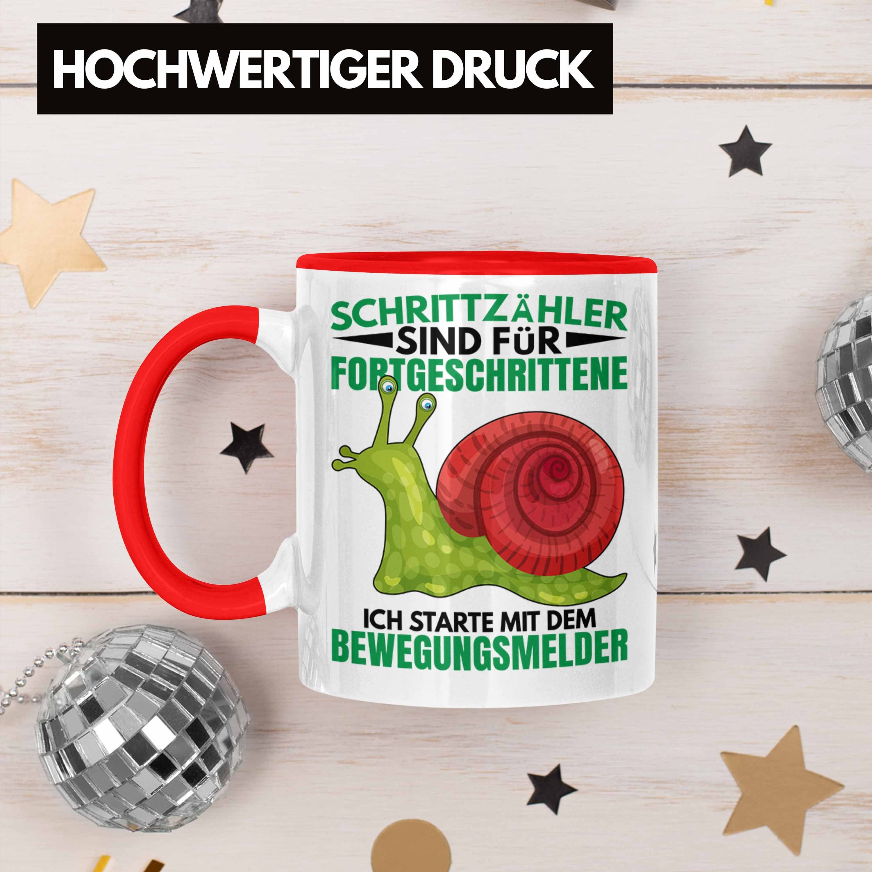Humor Trendation Witzige Rot Trendation Geschenk Sprüche Spruch Schnecken - Tasse Tasse Lustiger