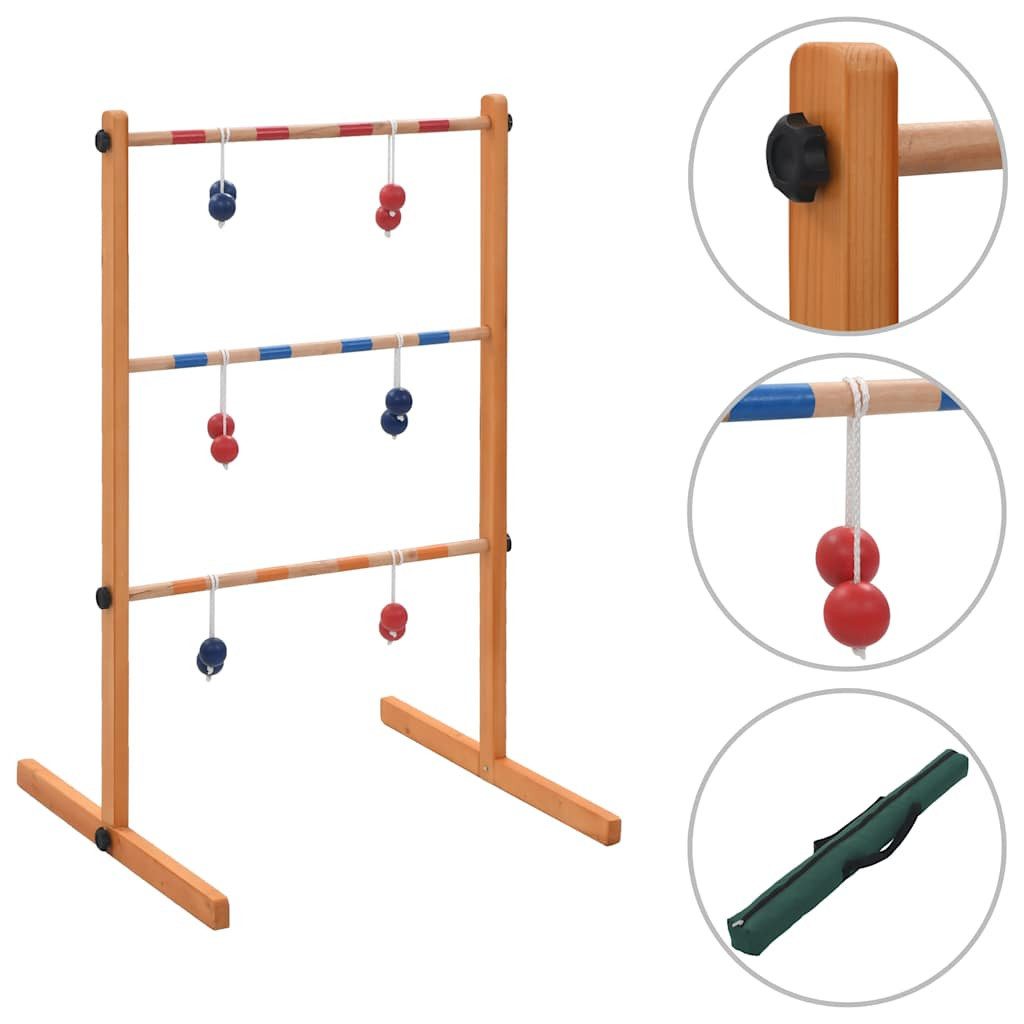 vidaXL Leitergolf Holz Konstruktions-Spielset