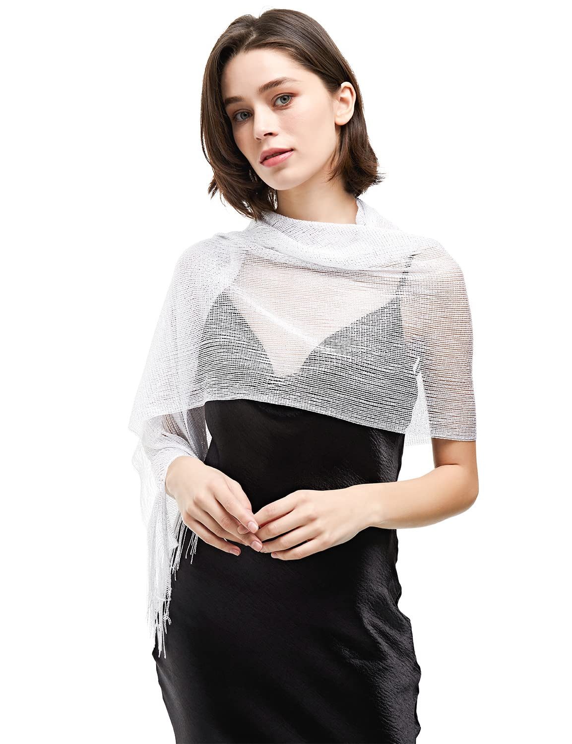 Coonoor Modeschal Damen stola für abendkleid schal, für Hochzeiten, Partys, Brautjungfern, Abschlussball Schal – Bild 4 von 5