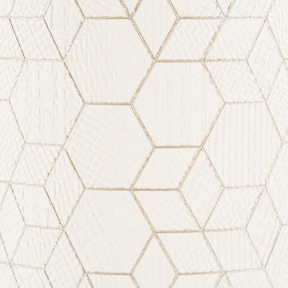 Brilliant Deckenleuchte Galance, ohne Leuchtmittel, 27 cm Höhe, Ø 40 cm, E27,  Metall/Textil, weiß