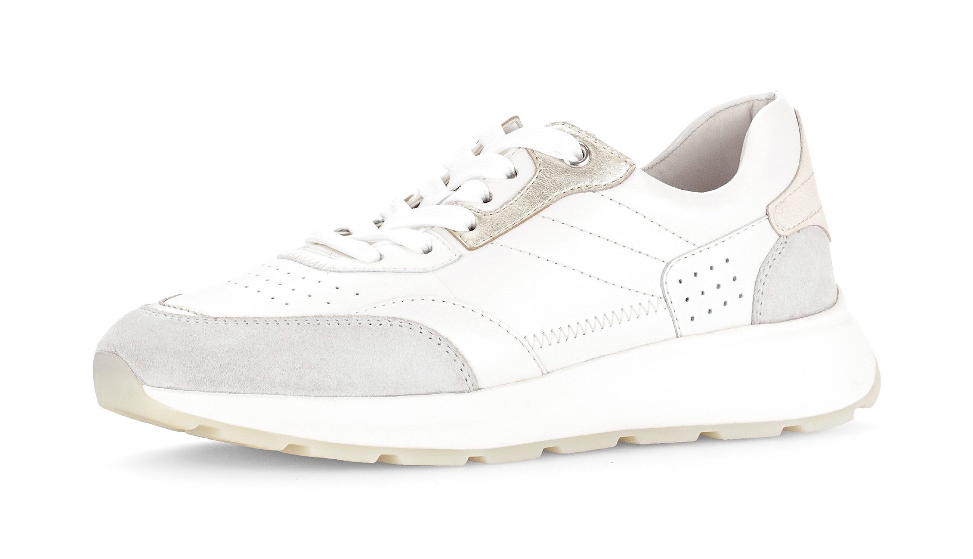 Gabor Keilsneaker, Freizeitschuh, Halbschuh, Schnürschuh mit Kontrastbesätz günstig online kaufen