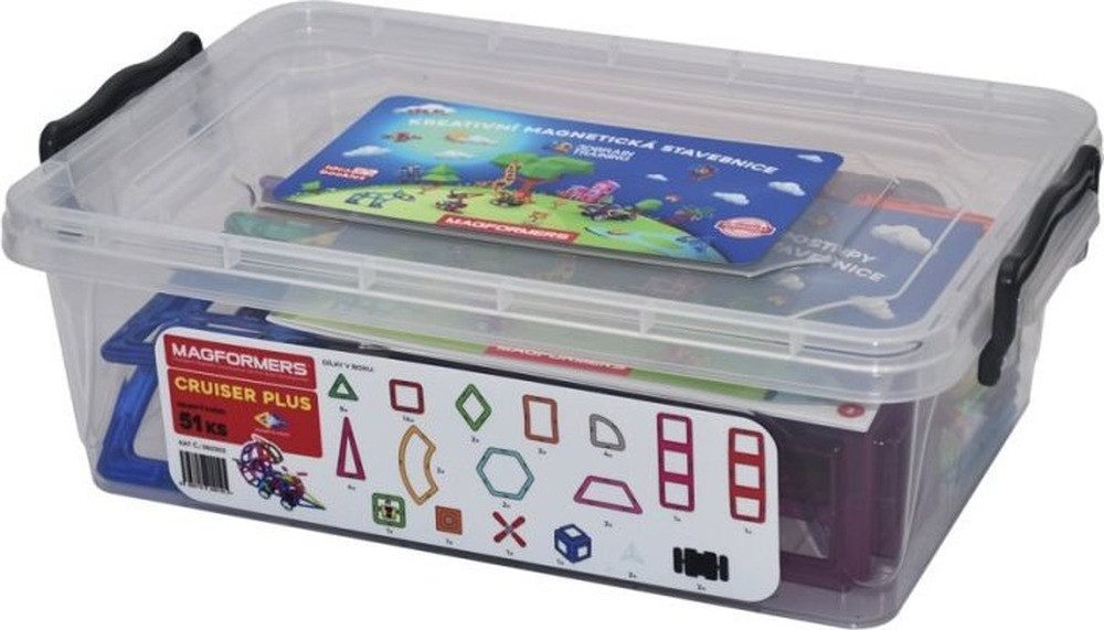 MAGFORMERS MAGFORMERS Cruiser PLUS 51 dílků Magnetspielbausteine