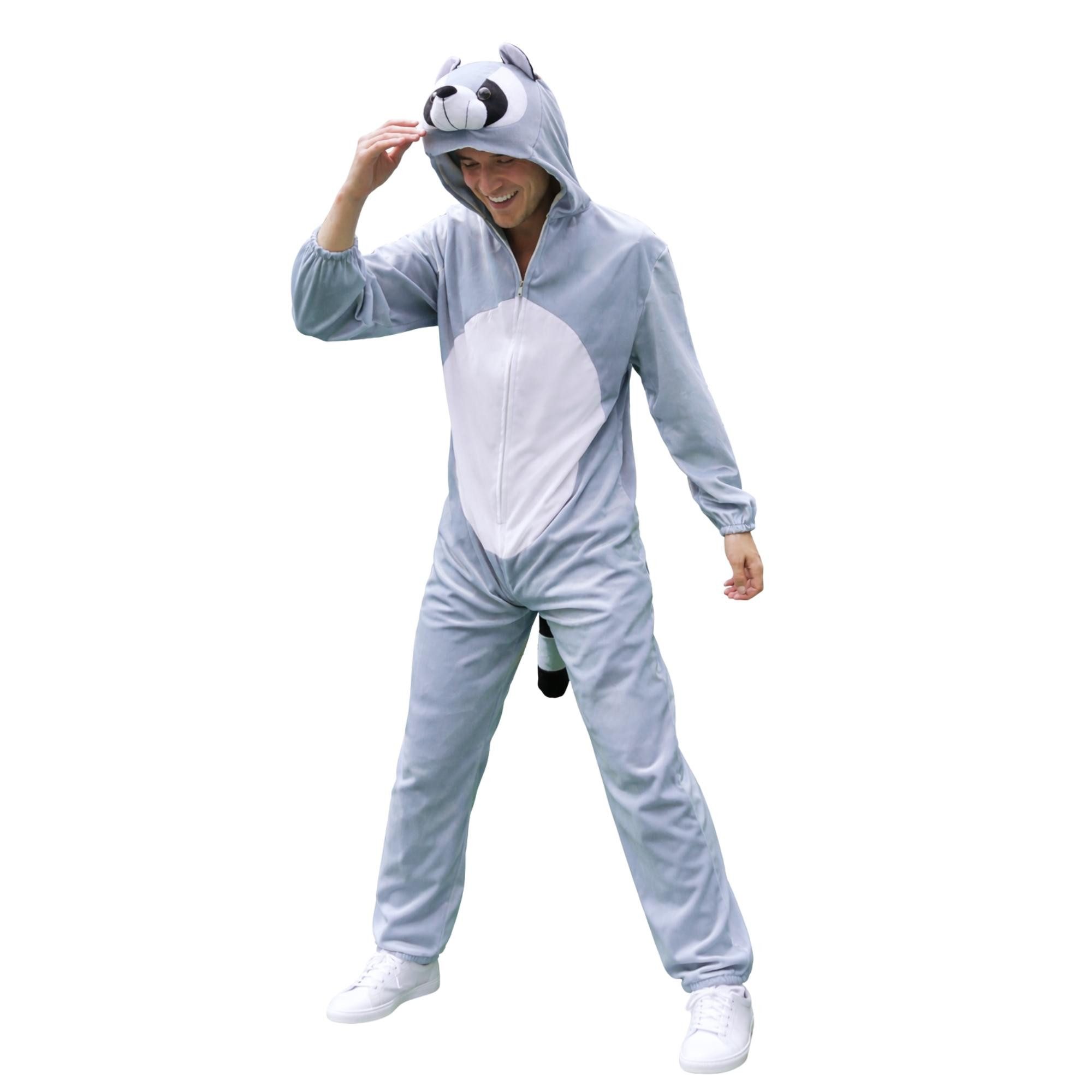 Ikumaal Kostüm Waschbär Kostüm J21 Erwachsene Gr. M Fasching Karneval Fastnacht