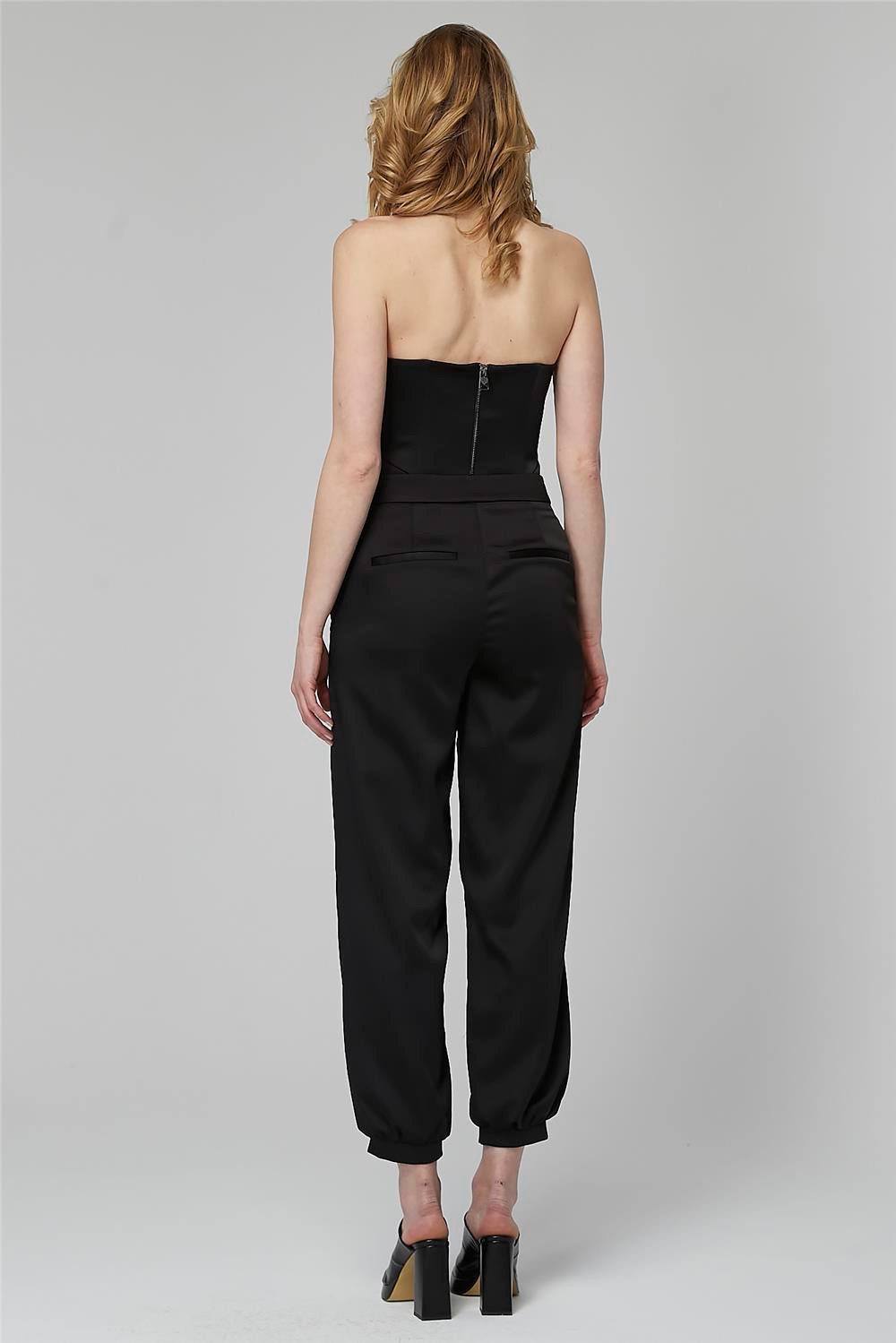 HomeStore Bequeme Jeans Satin-Manschettenhose