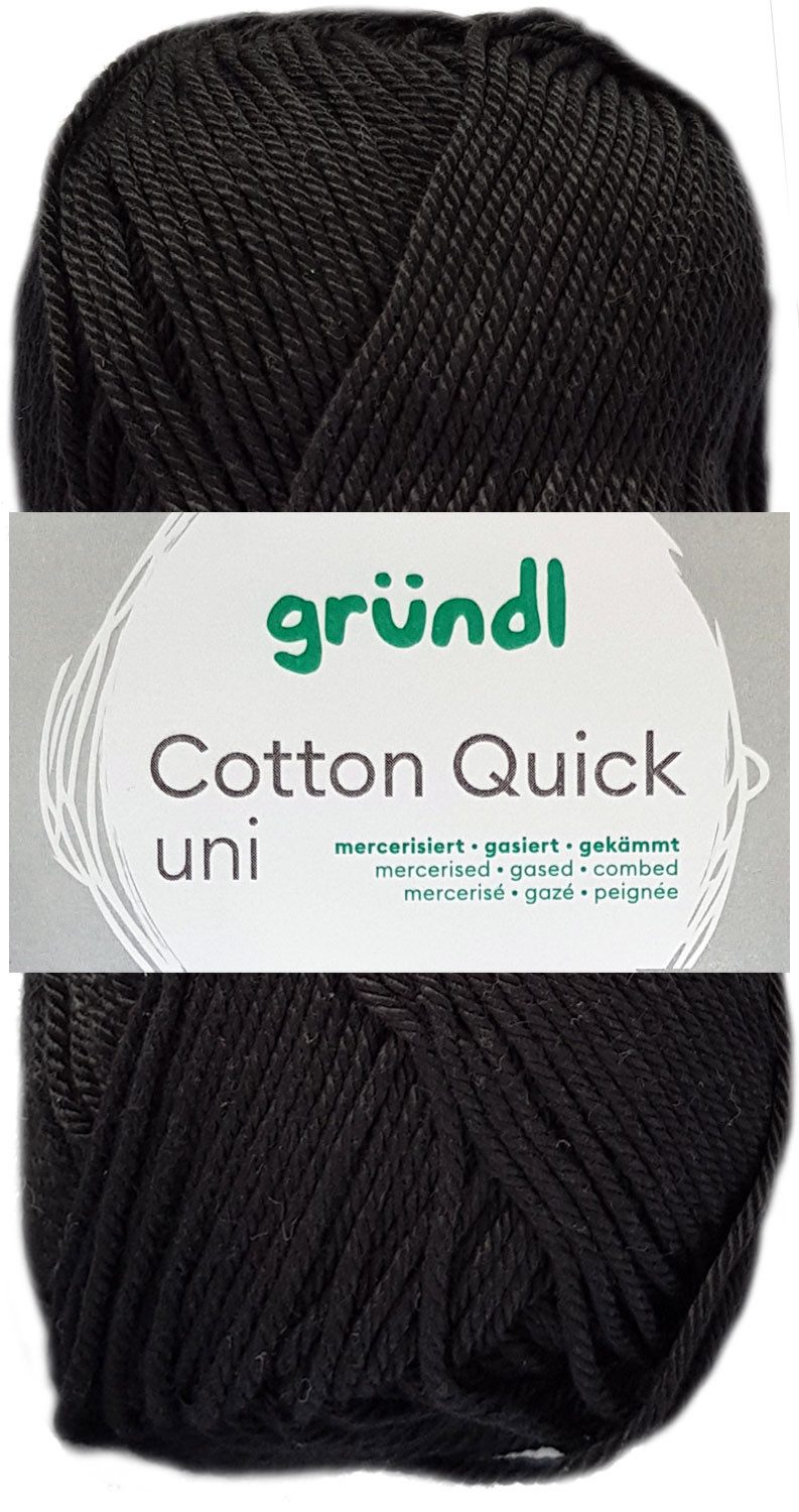 Gründl 50 Gramm Gründl Cotton Quick Uni Farbauswahl Häkelwolle