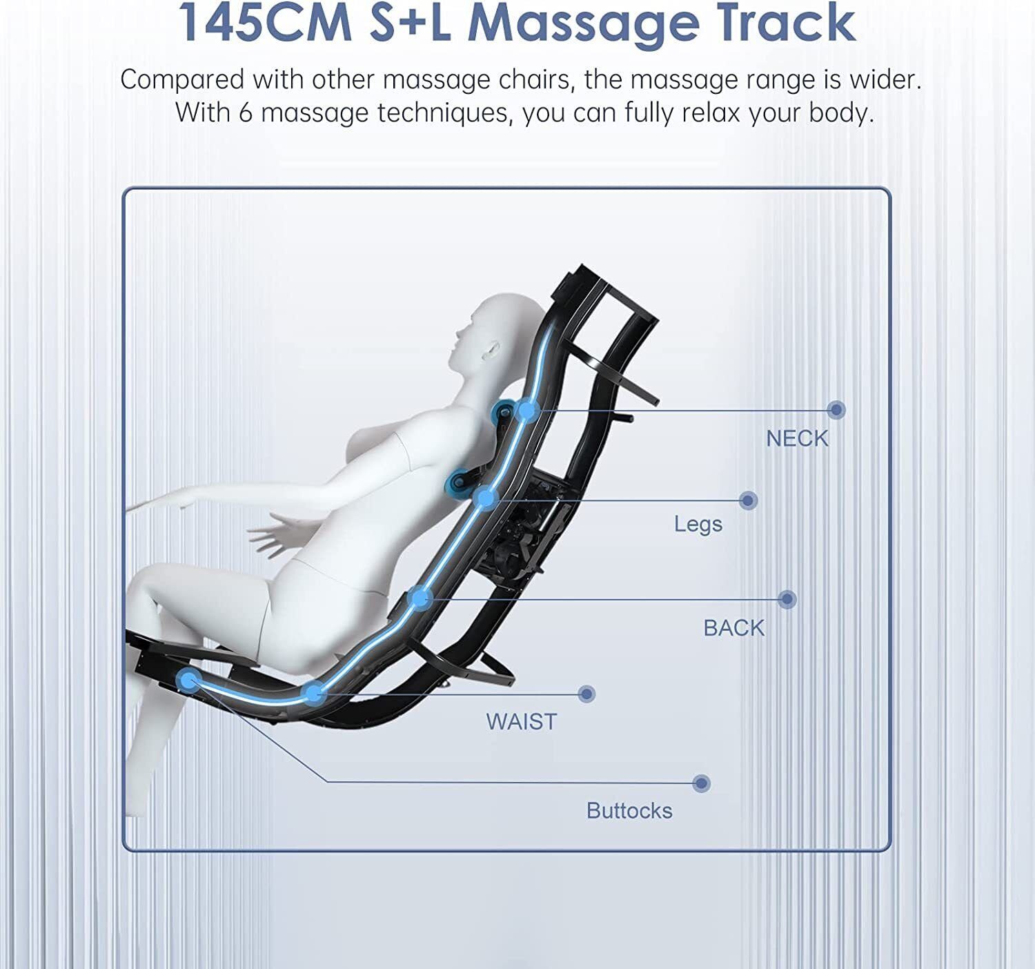 3D (1-St) Massagesessel Massagesessel Display JVmoebel Sofort Luxus Liege Sessel Körper Bluetooth