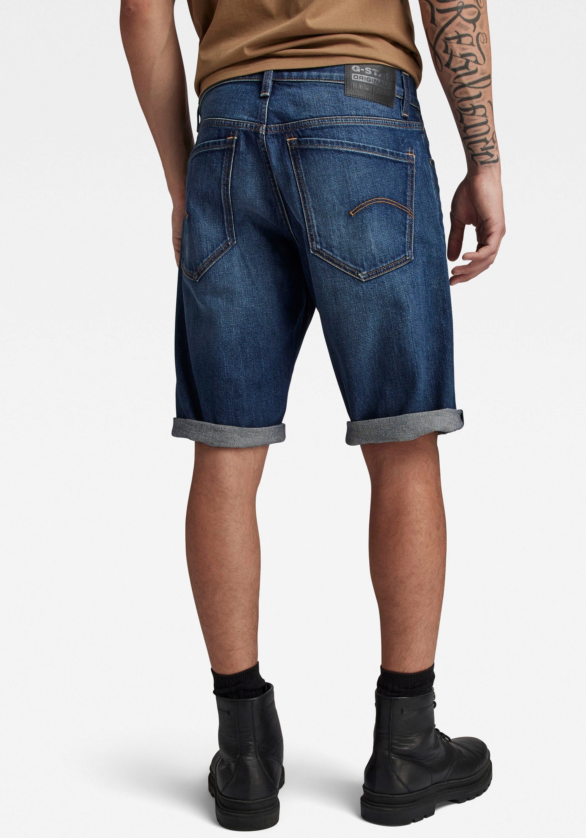 G-STAR Jeansshorts Mosa mit Umschlagsaum günstig online kaufen