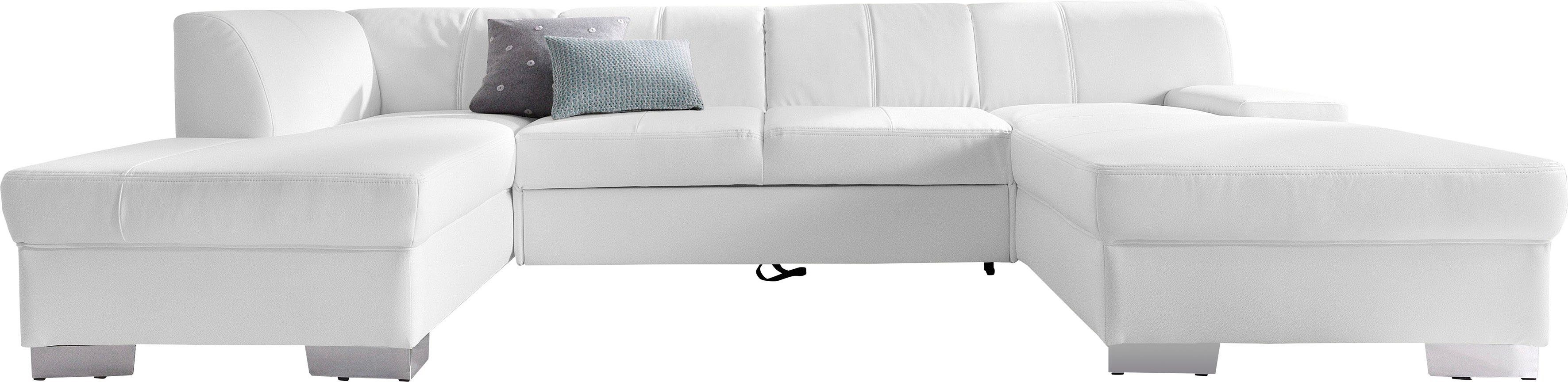 DOMO collection Wohnlandschaft "Star, zeitlose Formensprache, elegante Opti günstig online kaufen