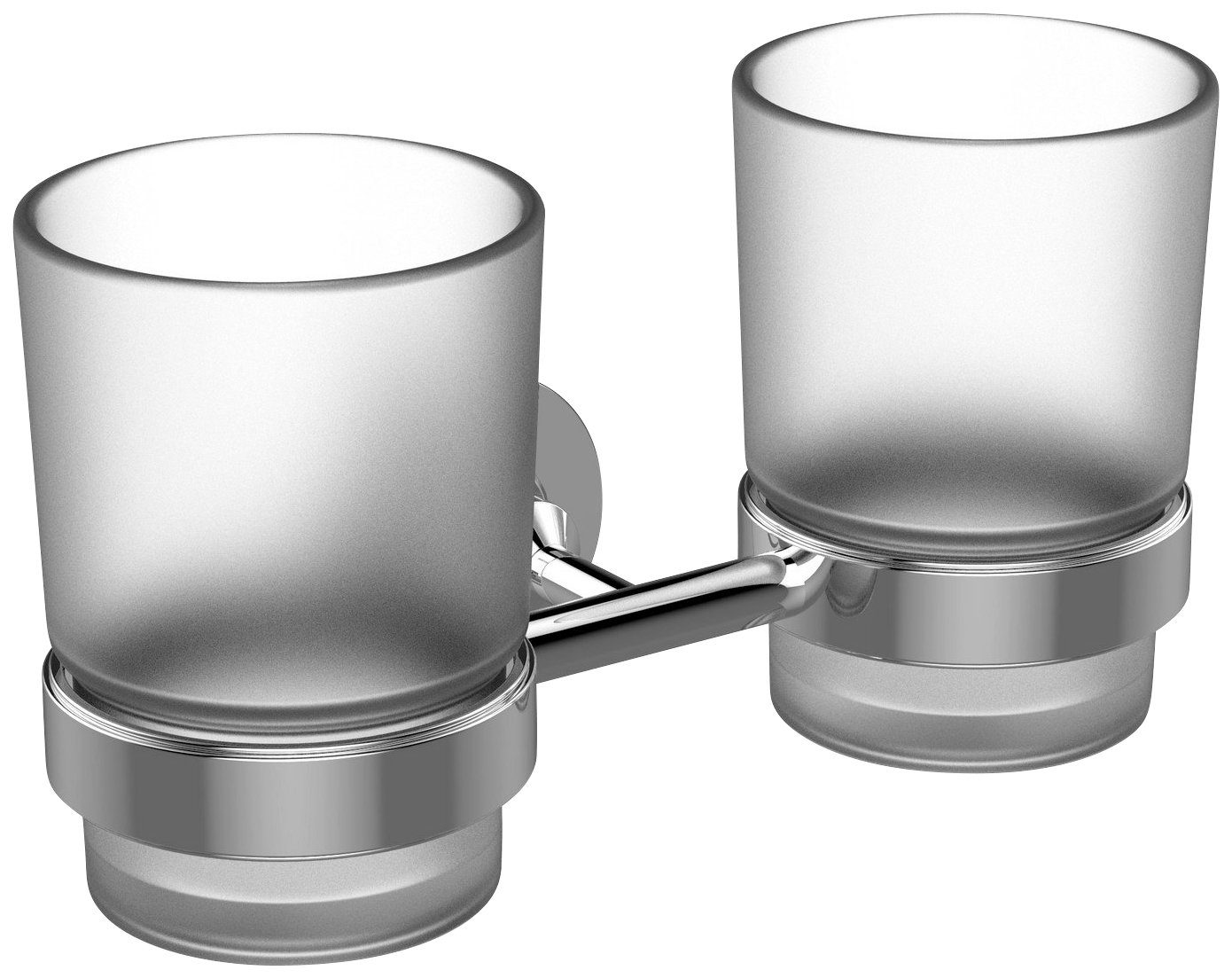 Ideal Standard Zahnputzbecher, (Set, 3-St., 2-er), aus mattem Glas