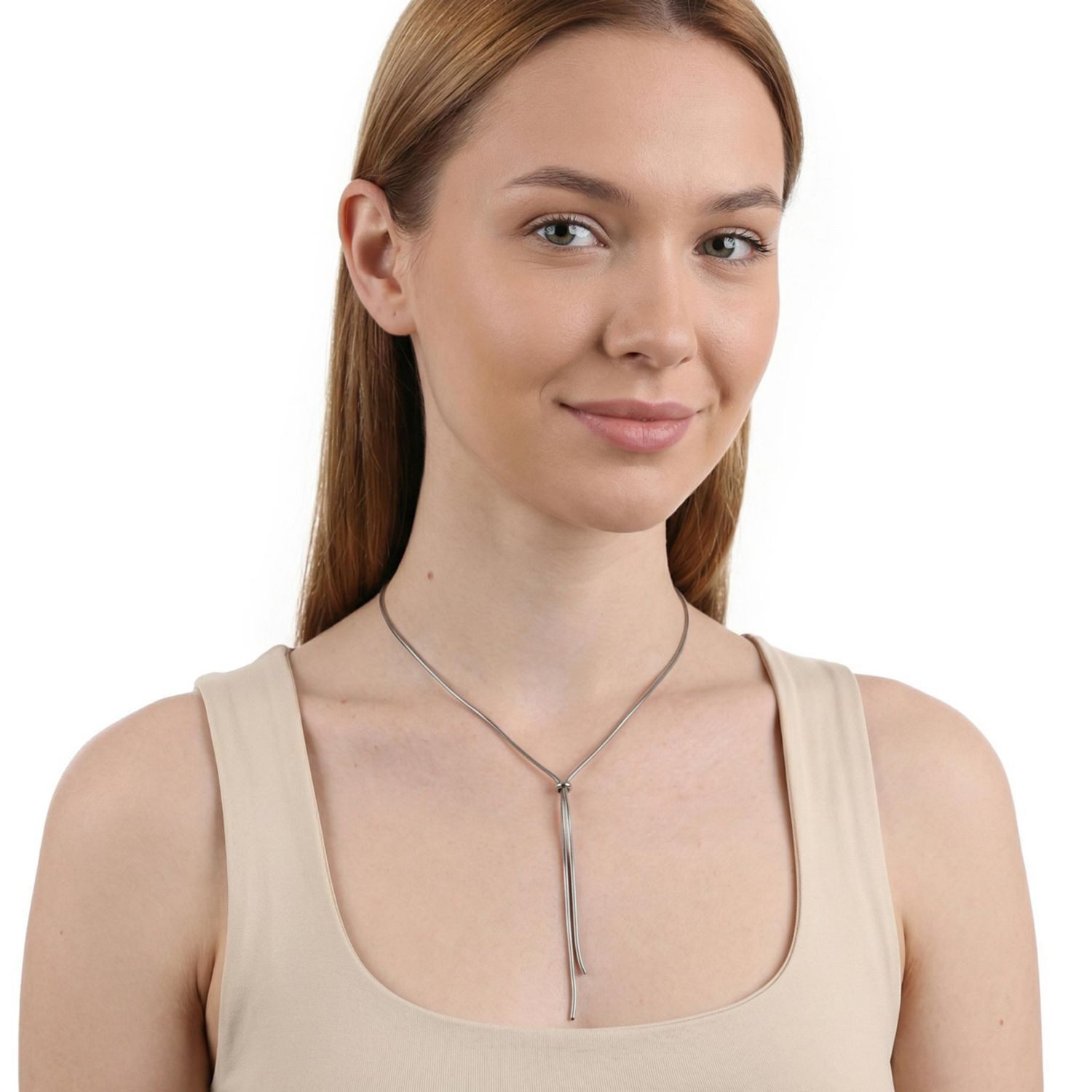 Noelani Edelstahlkette Noelani Y-Collier für Damen, Edelstahl (Y-Kette, 1-tlg., Y-Kette)