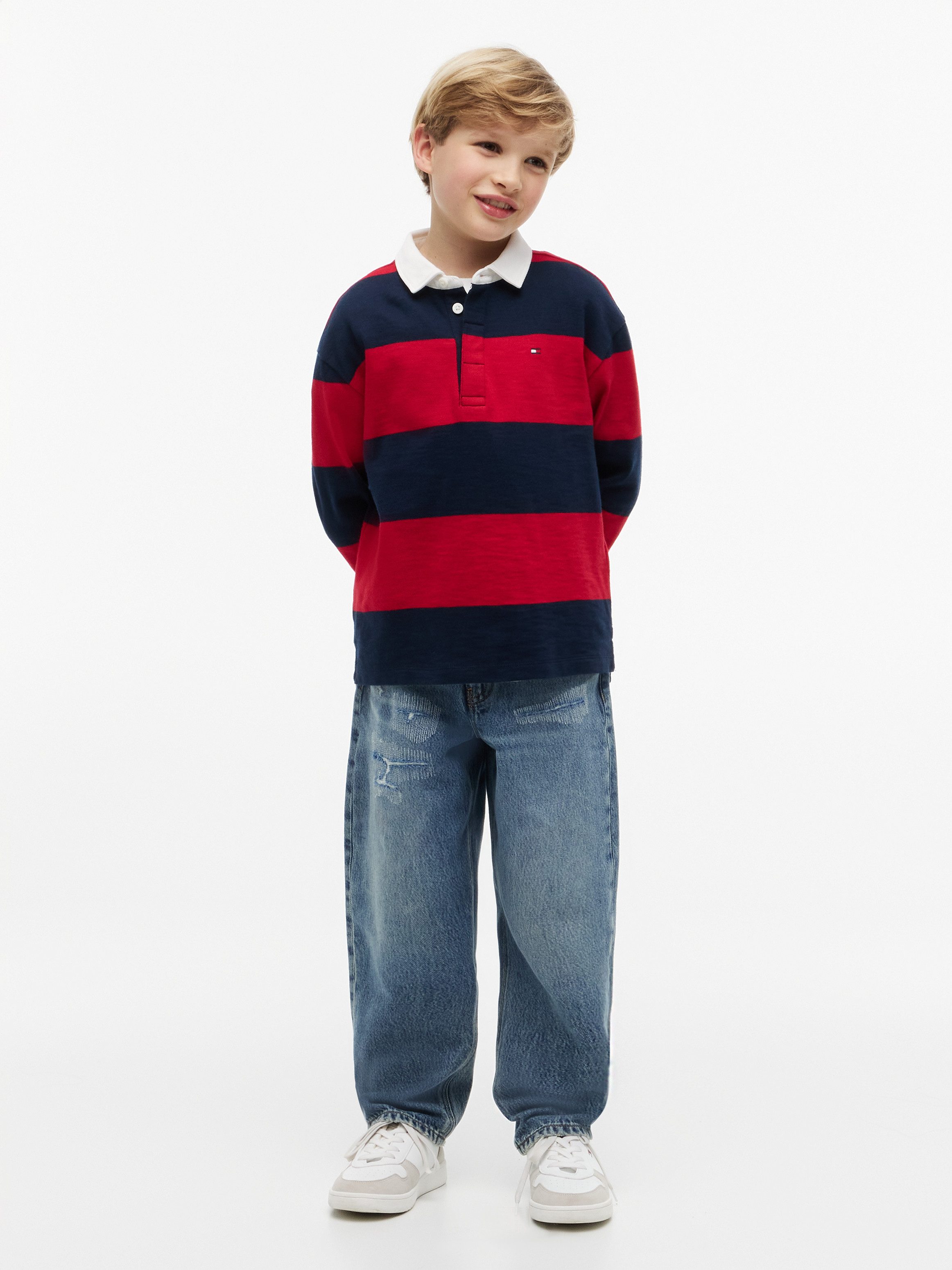 Tommy Hilfiger Langarm-Poloshirt Kinder bis 16 Jahre