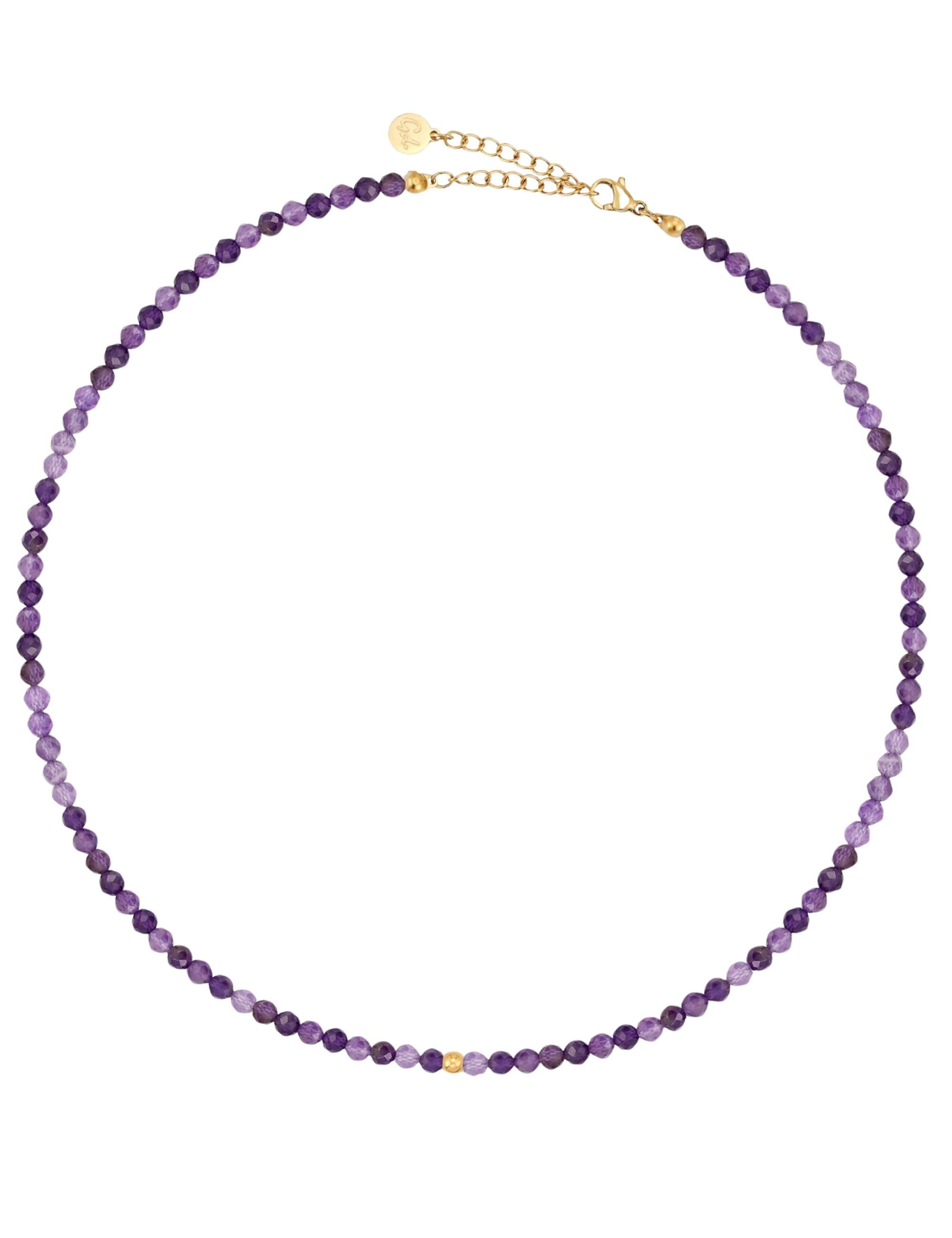 GOOD.designs Perlenkette, allergikerfreundlich, aus echten, naturbelassenen Edelsteinperlen