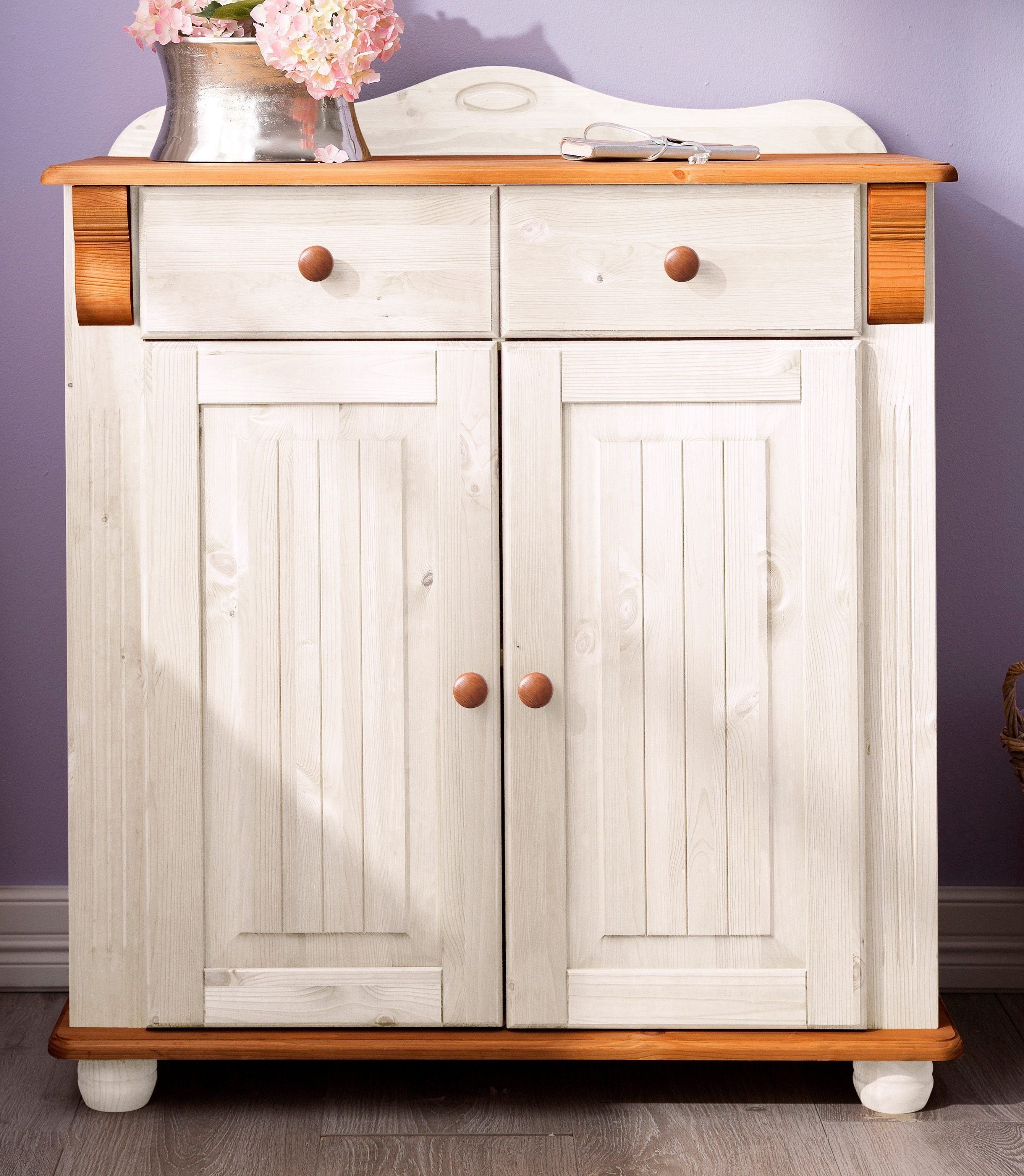 OTTO home Kombikommode Adele, aus massiver Kiefer, 92cm breit