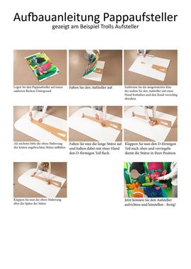 empireposter Dekofigur Disney - Arielle - Pappaufsteller Bogen Ballonaufsteller - 77x194 cm