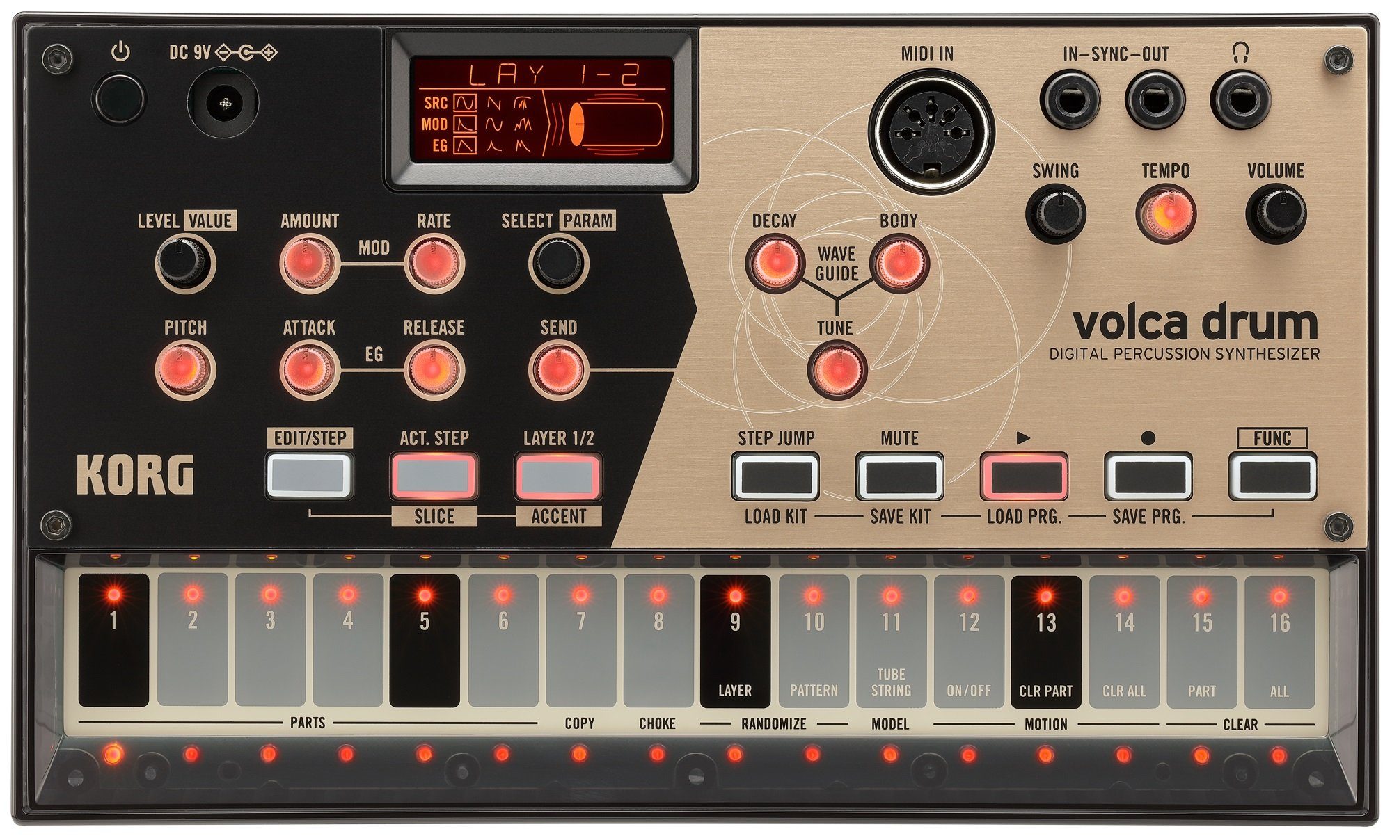 Korg Synthesizer Korg Volca Drum