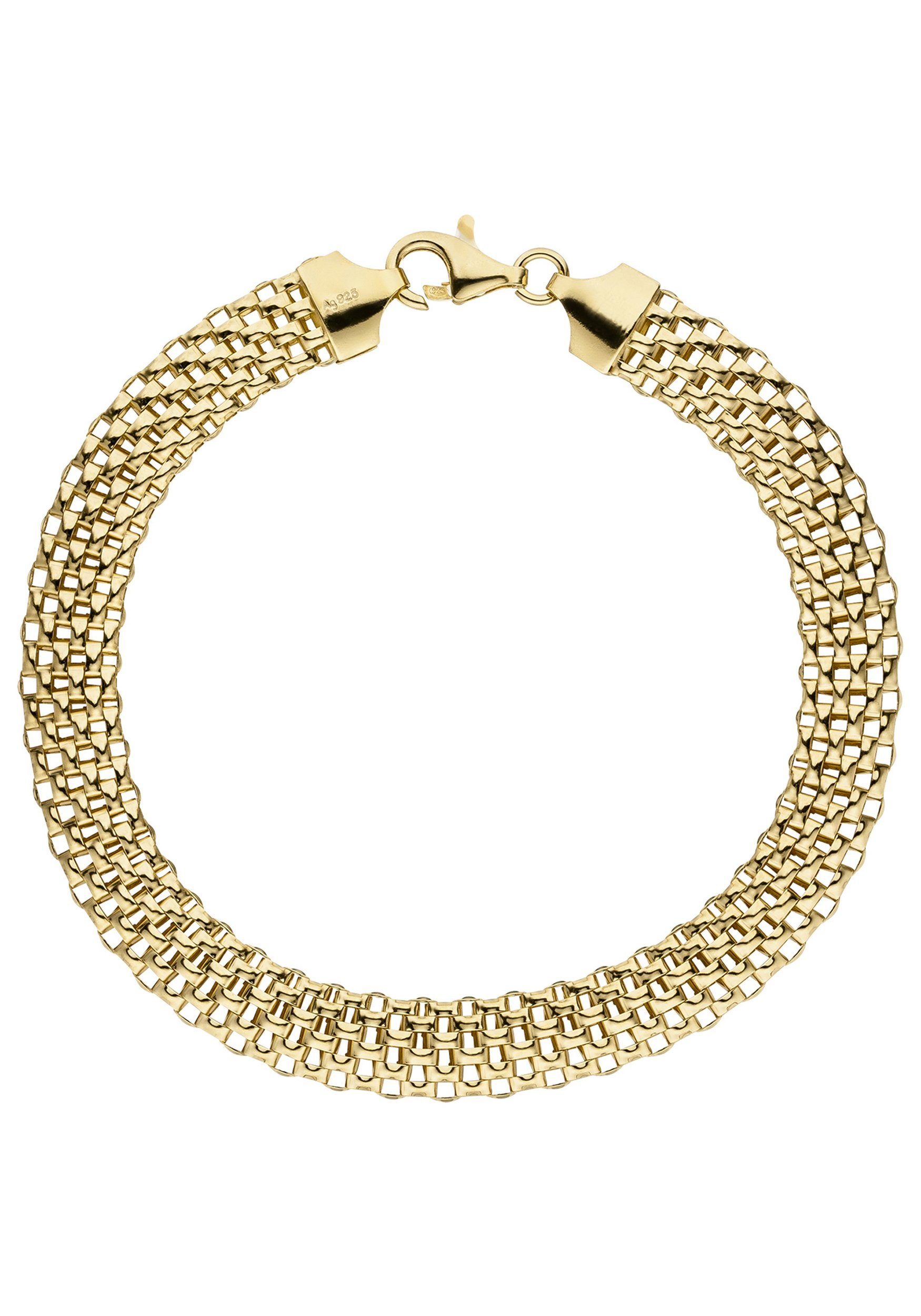 JOBO Armband, 925 Silber vergoldet 19,5 cm günstig online kaufen