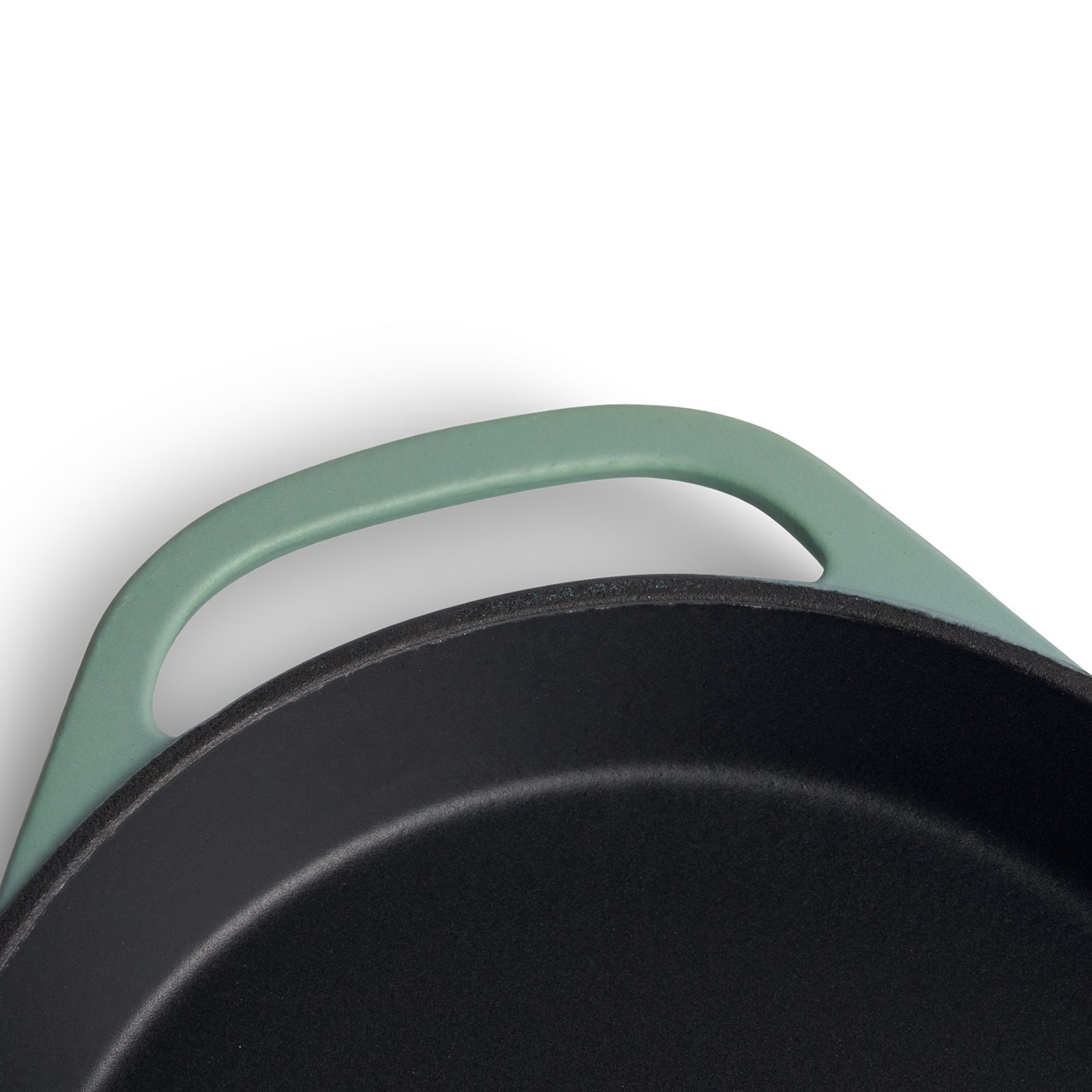 Springlane Grillpfanne SPRINGLANE Gusseisen Bratpfanne Mint, Ø24 cm - Emailliert, Gusseisen, Emailliert, Induktionskompatibel