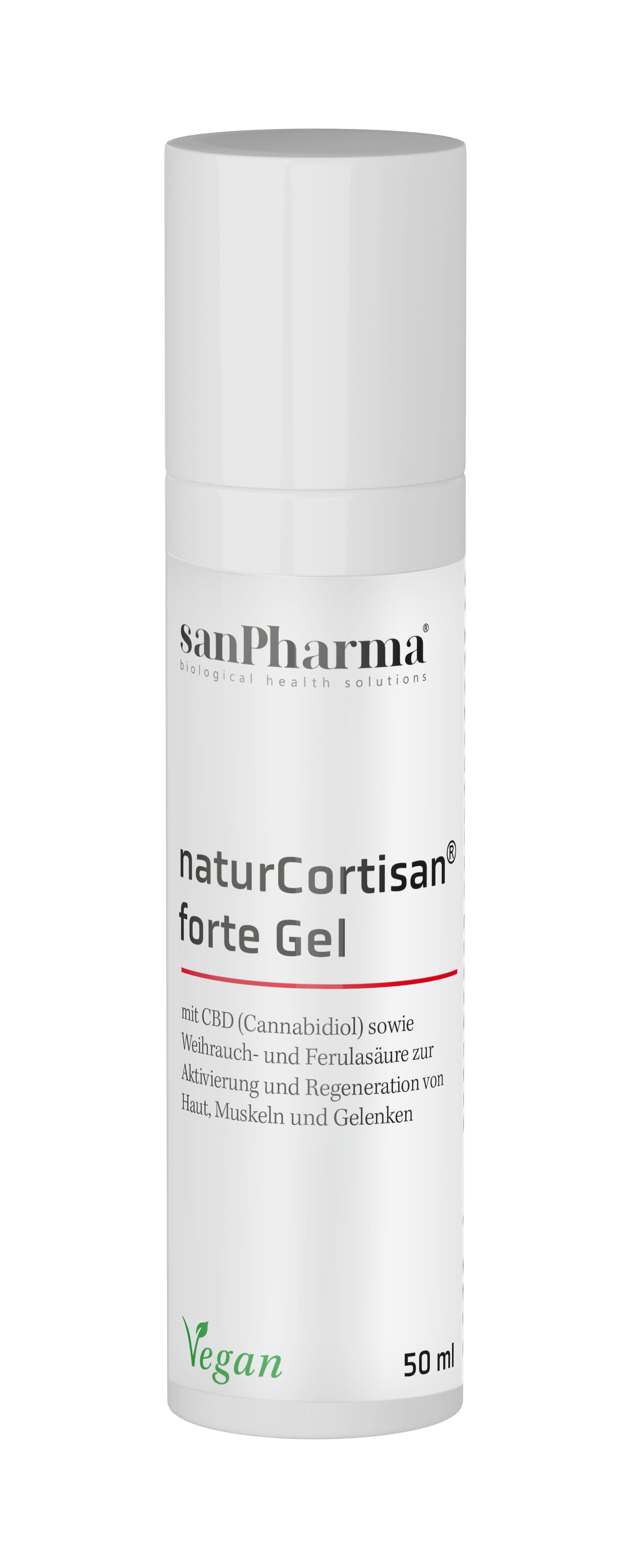 sanPharma Körperpflegemittel naturCortisan® forte Gel zur Muskel- Gelenkaktivierung, Regeneration, 1-tlg.