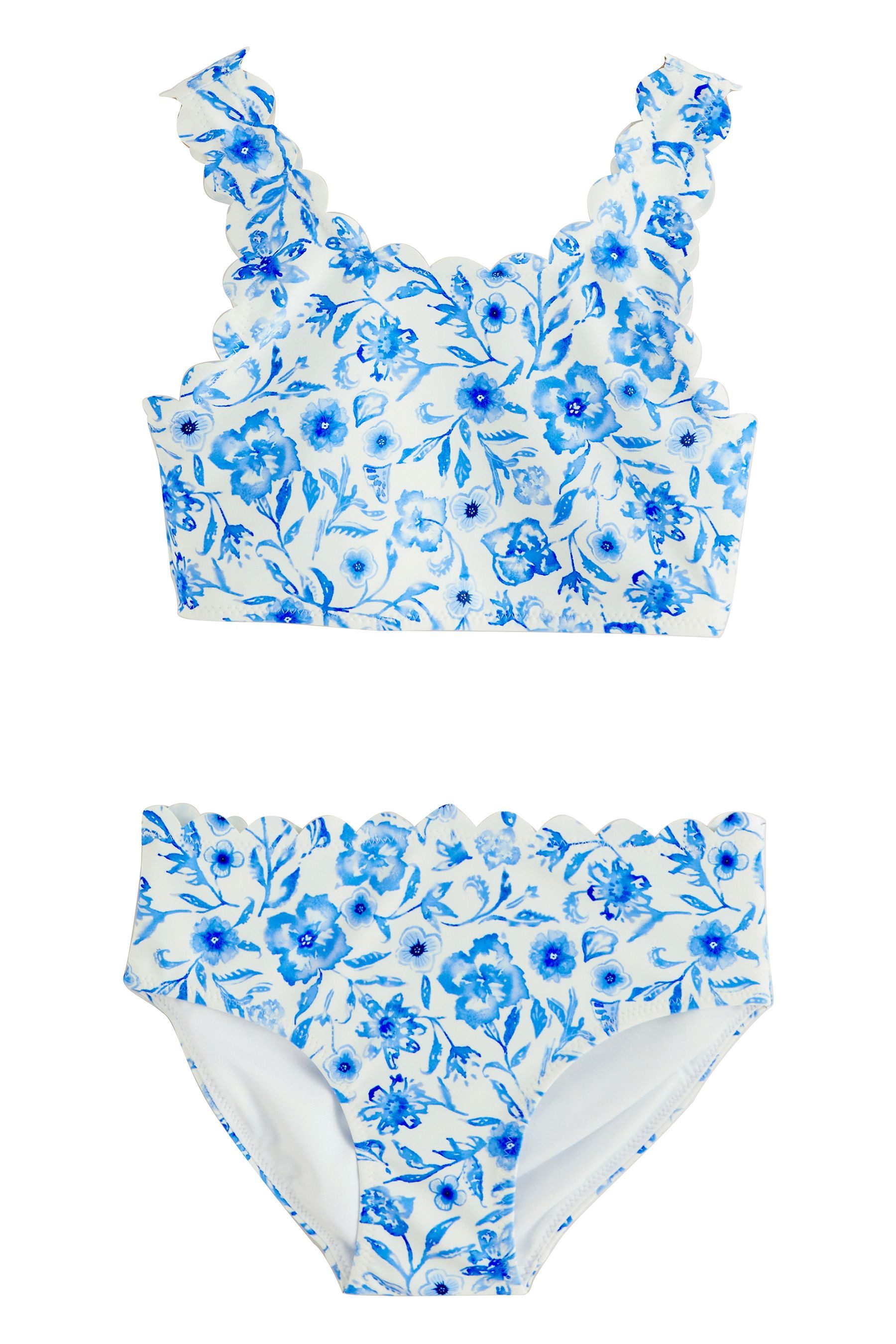 Bustier-Bikini Bikini mit Bogenkante