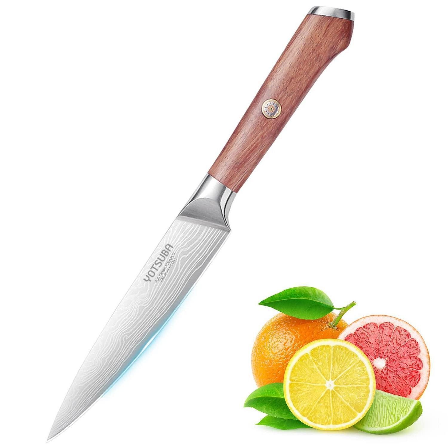 LuxusKollektion Messer-Set Kochmesser Allzweckmesser 12.7cm Ergonomischer Griff