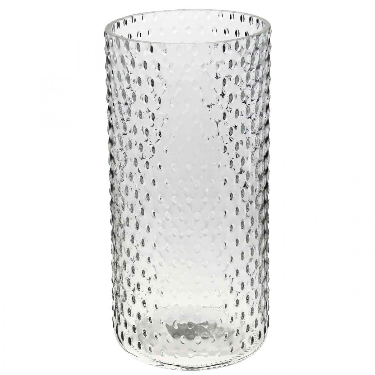 Viana Tischvase Glasvase Kerzenglas Windlicht Ø11,5cm H23,5cm Transparent günstig online kaufen