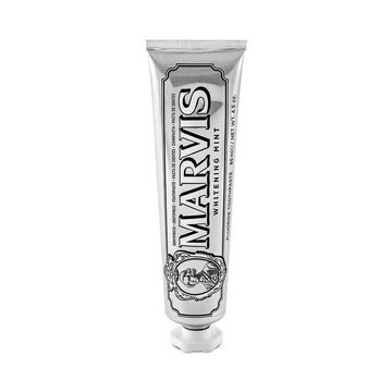 Marvis Zahnpasta Whitening Mint Zahnpasta, 85 ml, fördert natürliche Zahnaufhellung, (Kariesschutz, Zahnschmelz, Zahnempfindlichkeit, entfernt Zahnflecken, 5-St) Weiße Zähne, ohne Flourid, Zahnpflege, Zähne putzen, Zahn, Mundpflege